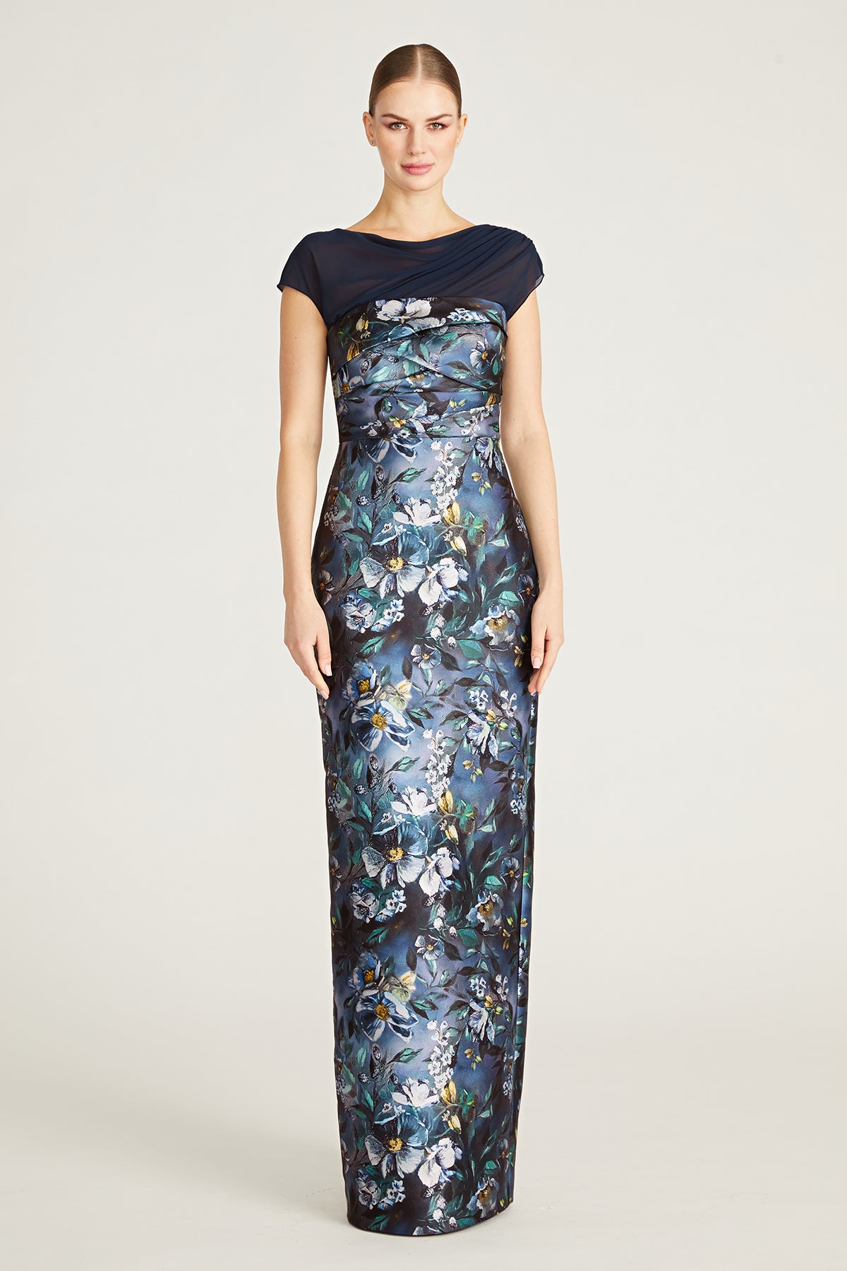 Delana Column Mikado Gown