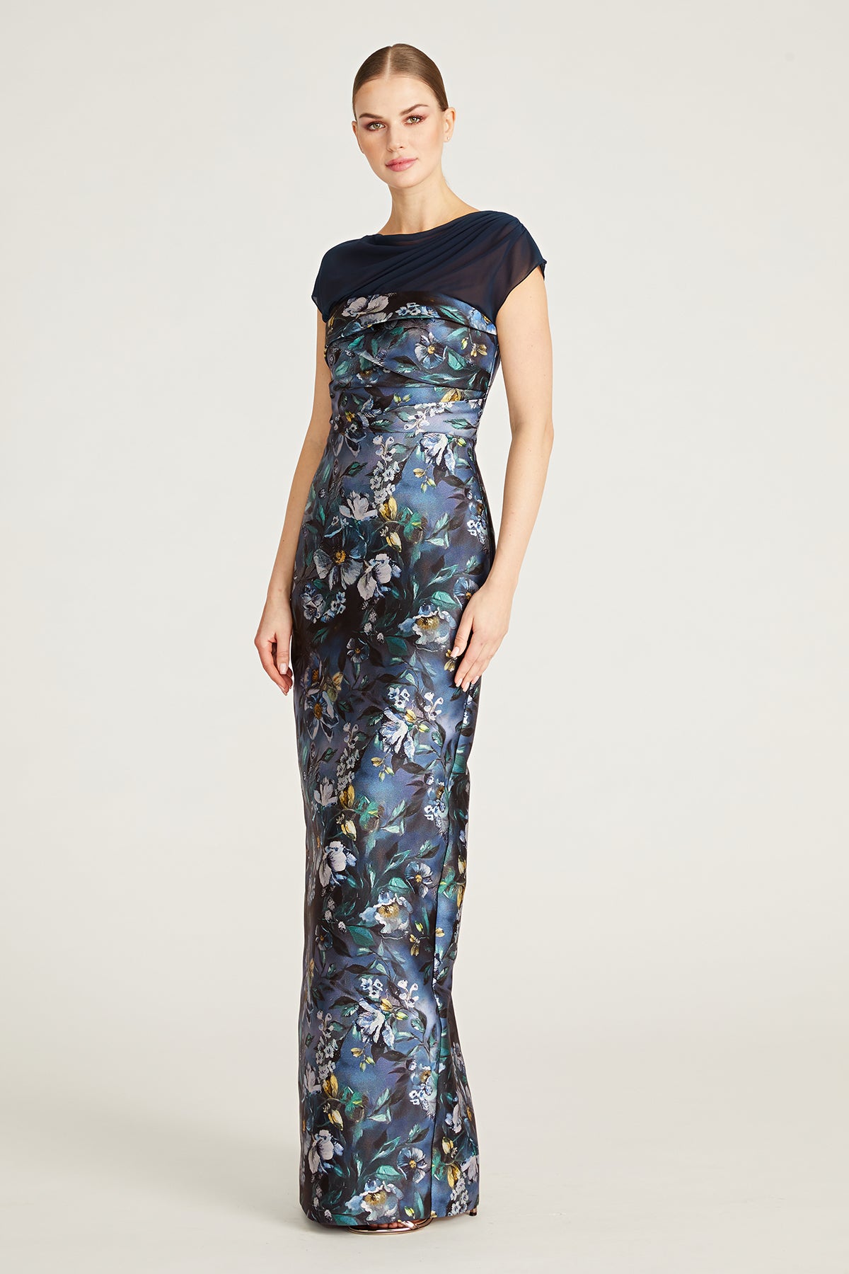 Delana Column Mikado Gown