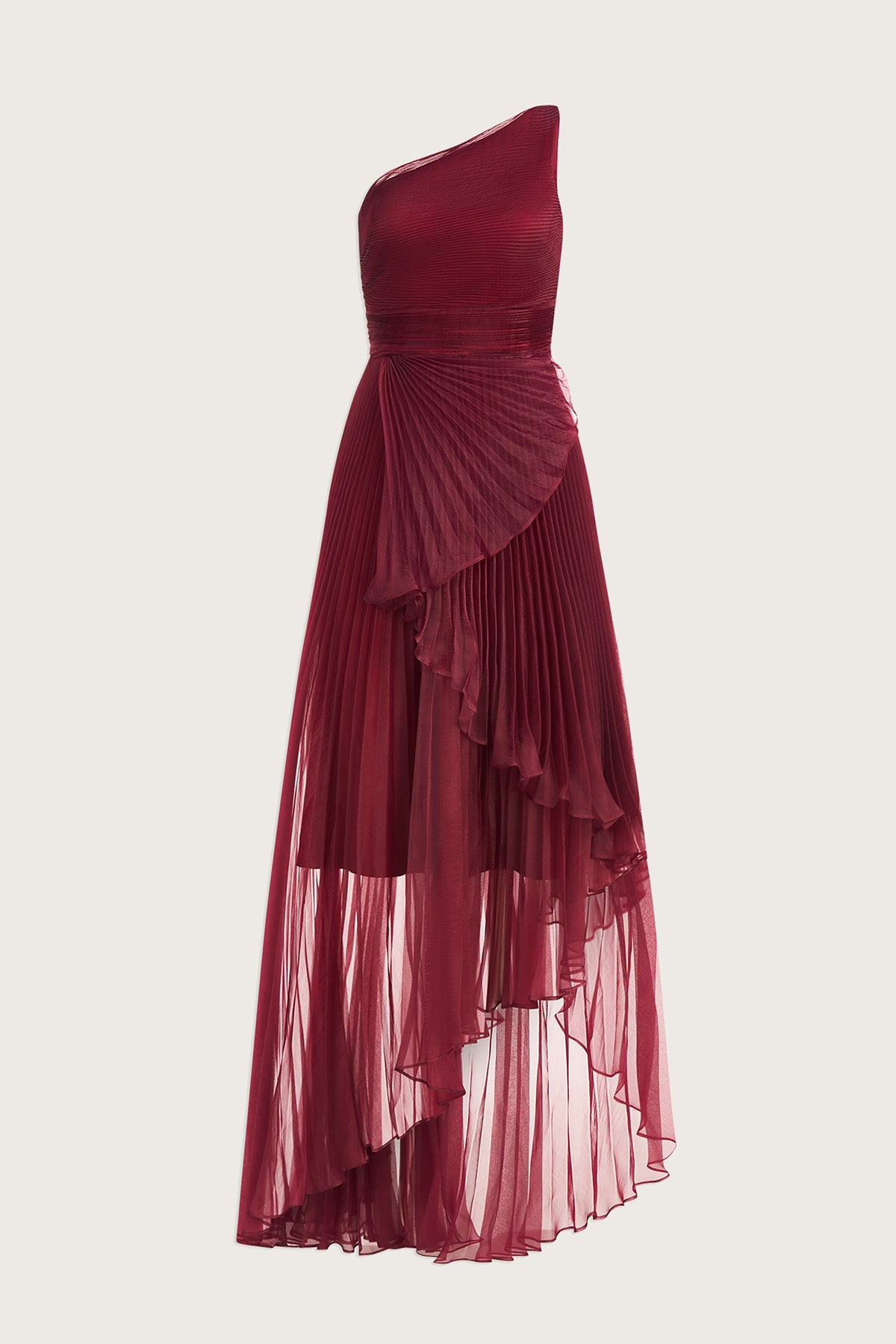 Geneva Pleated Organza Gown