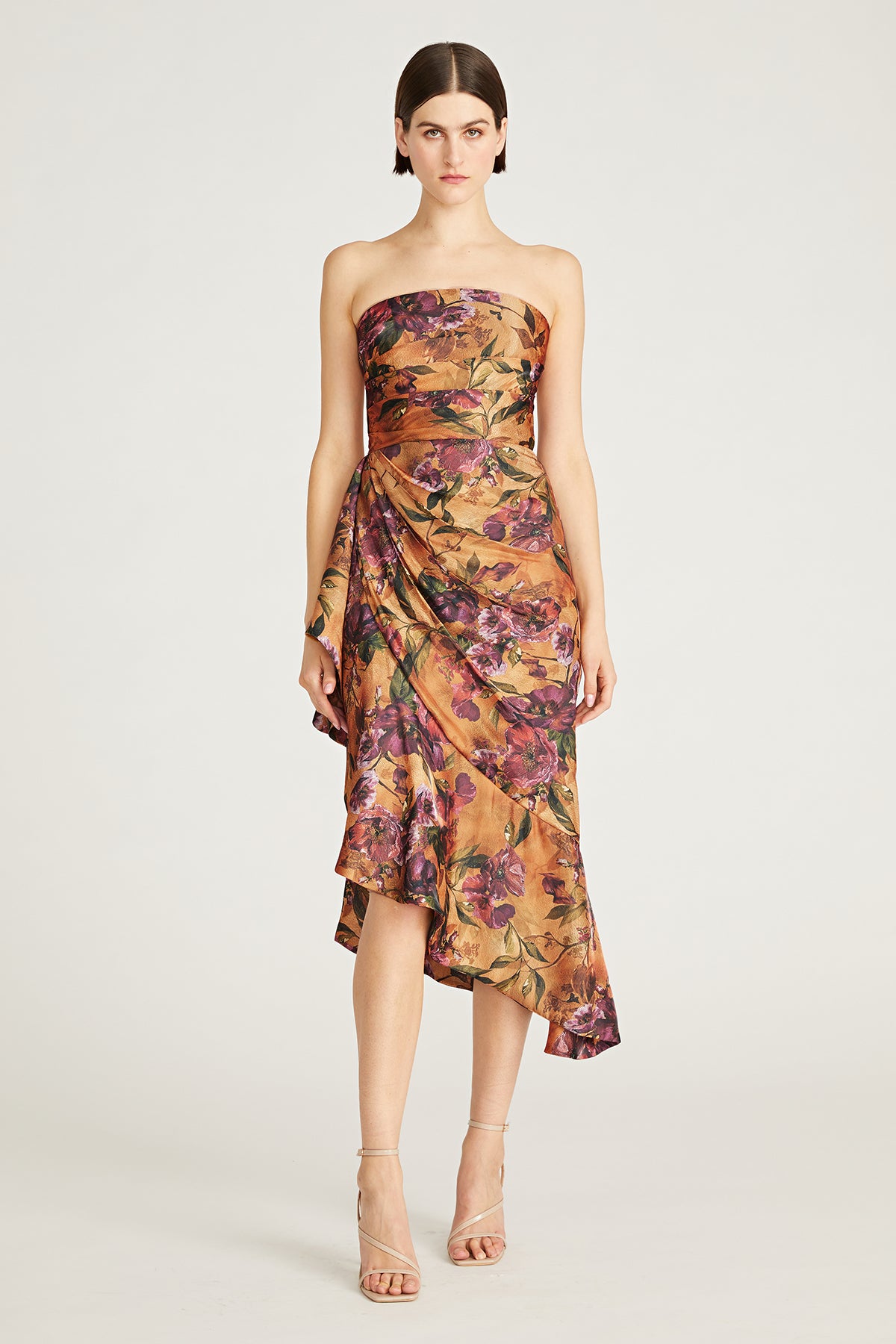 Tracey Strapless Midi Dress