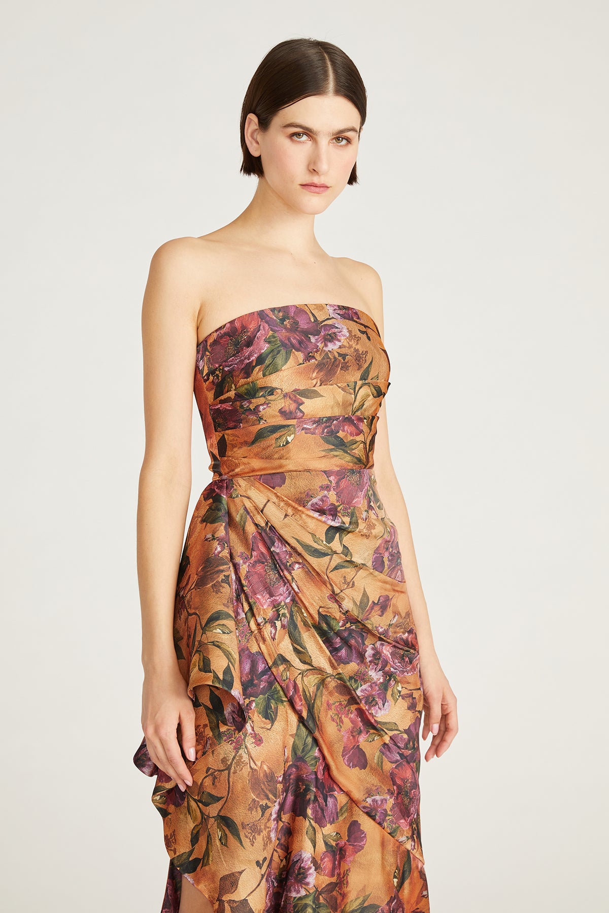 Tracey Strapless Midi Dress