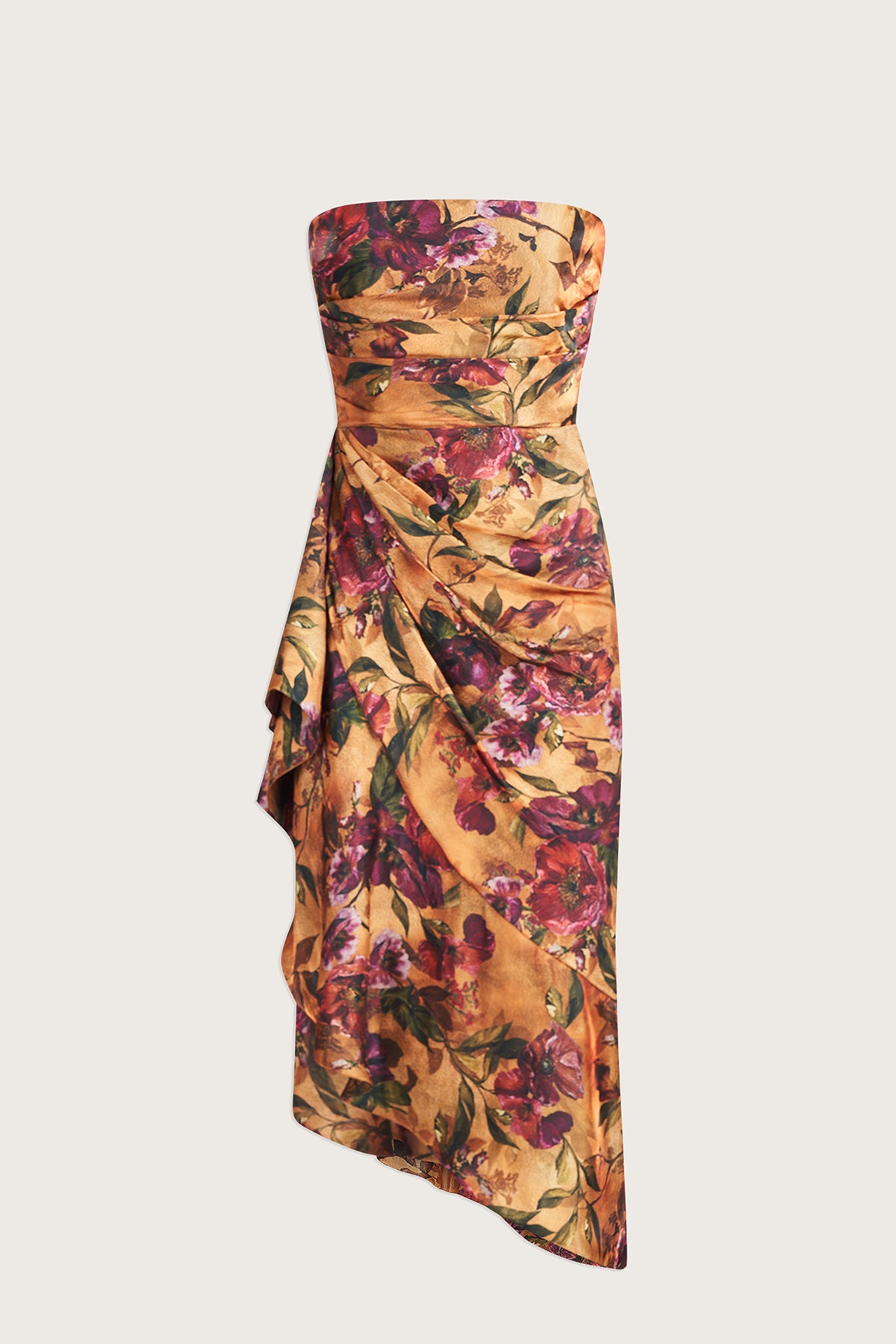 Tracey Strapless Midi Dress