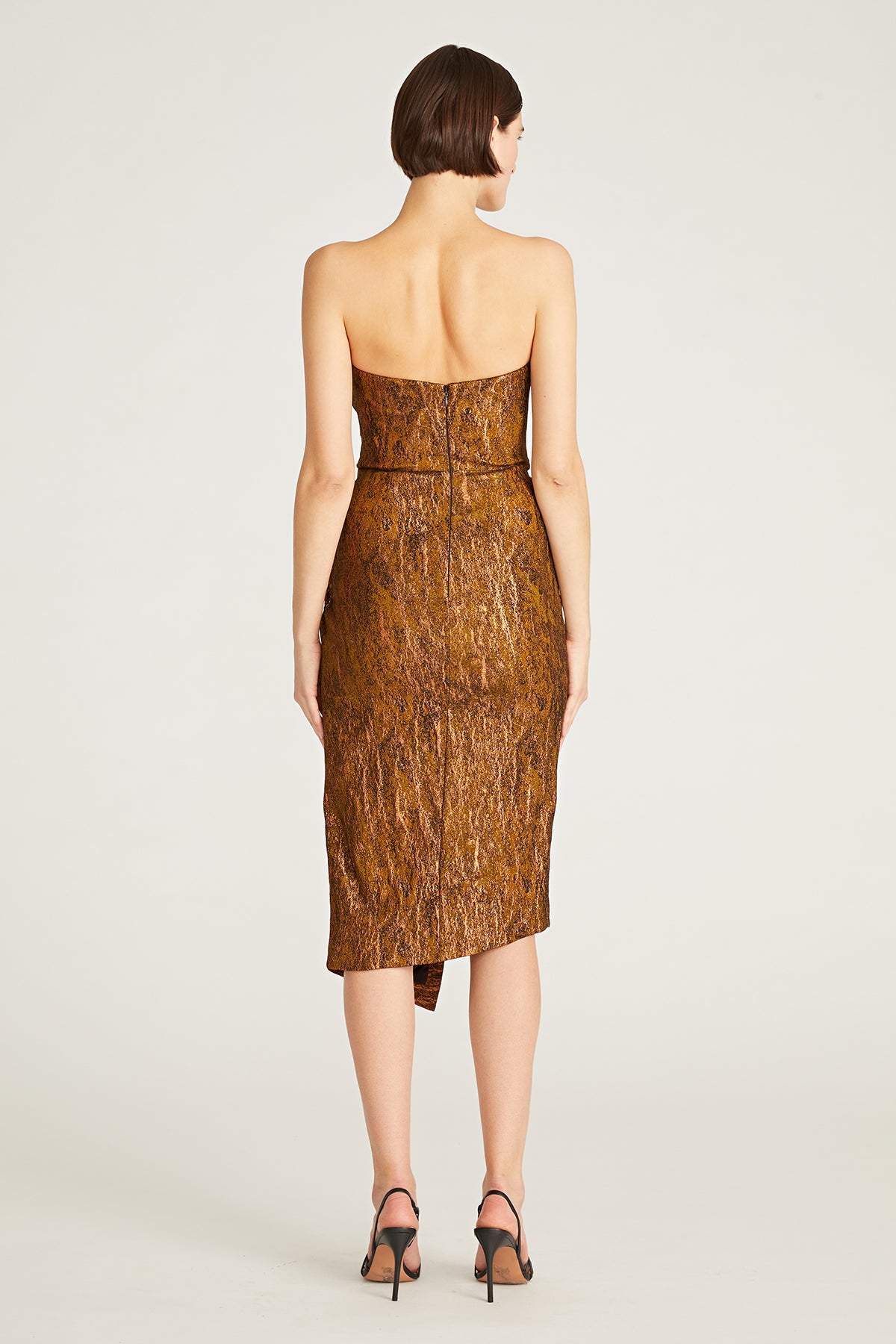 Marcy Strapless Cocktail Dress THEIA Marcy Strapless Cocktail Dress THEIA