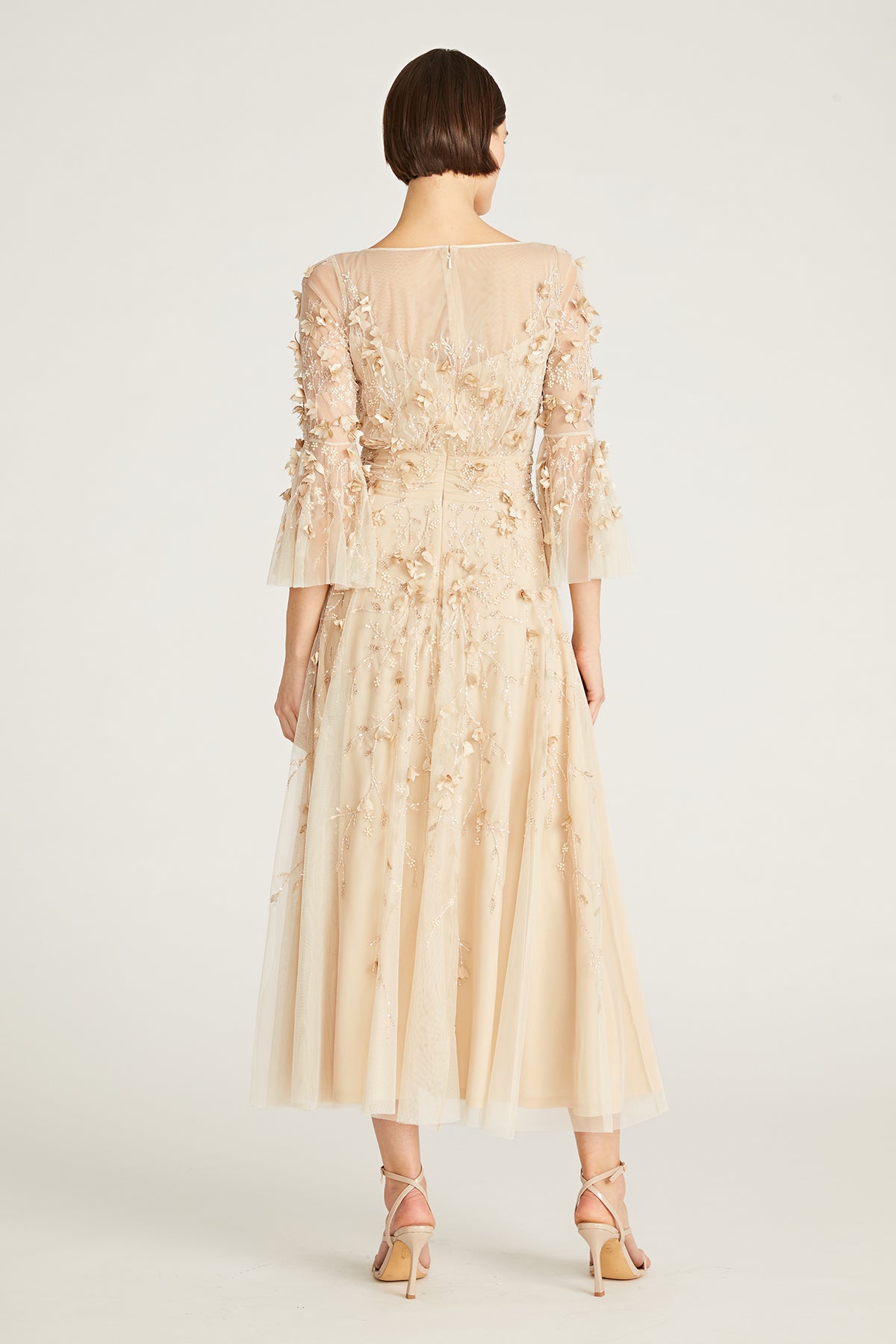 Zolene Embellished Midi Dress