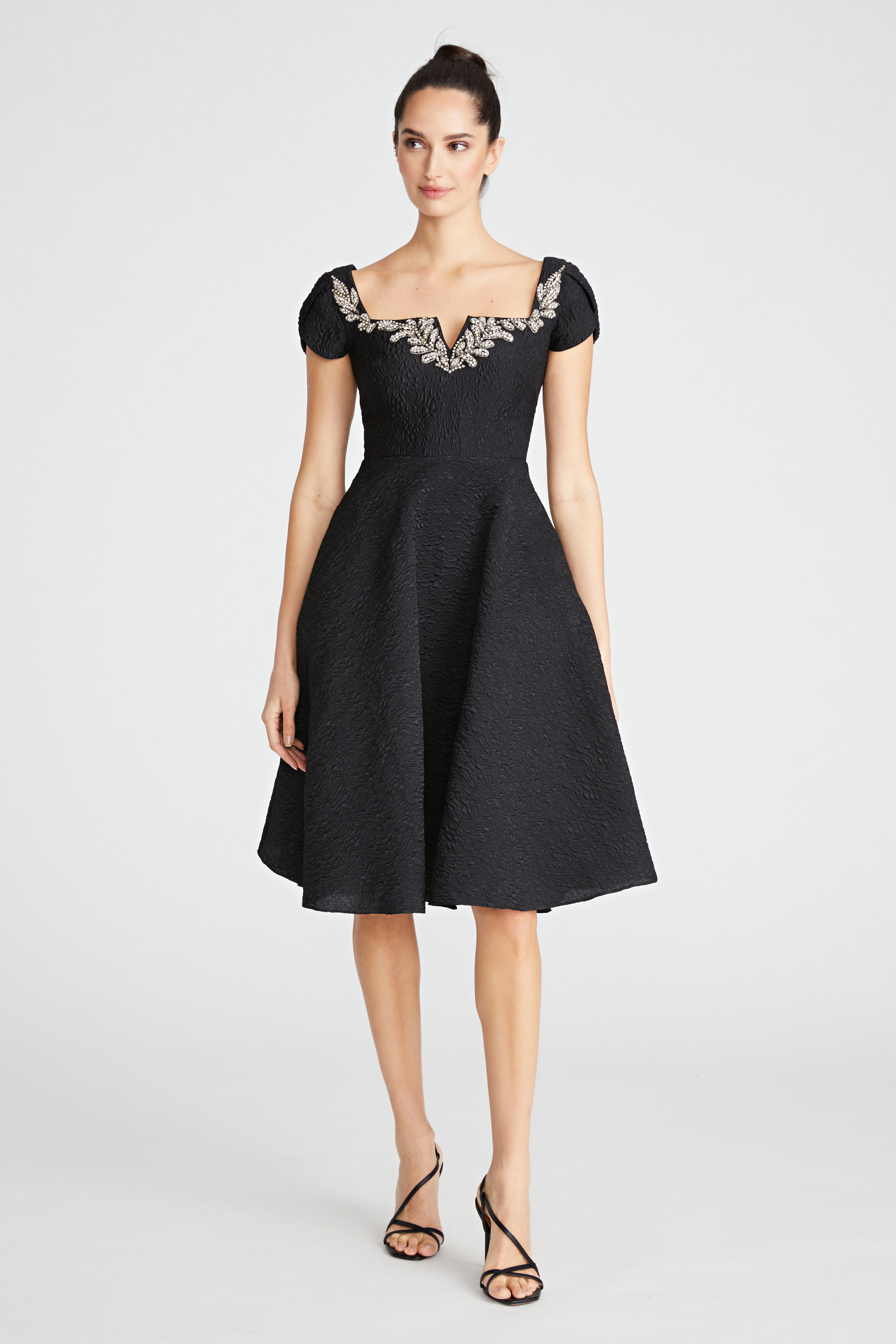 Theia Milena A-Line Cocktail Dress, 0 / Black Theia Milena A-Line Cocktail Dress, 0 / Black