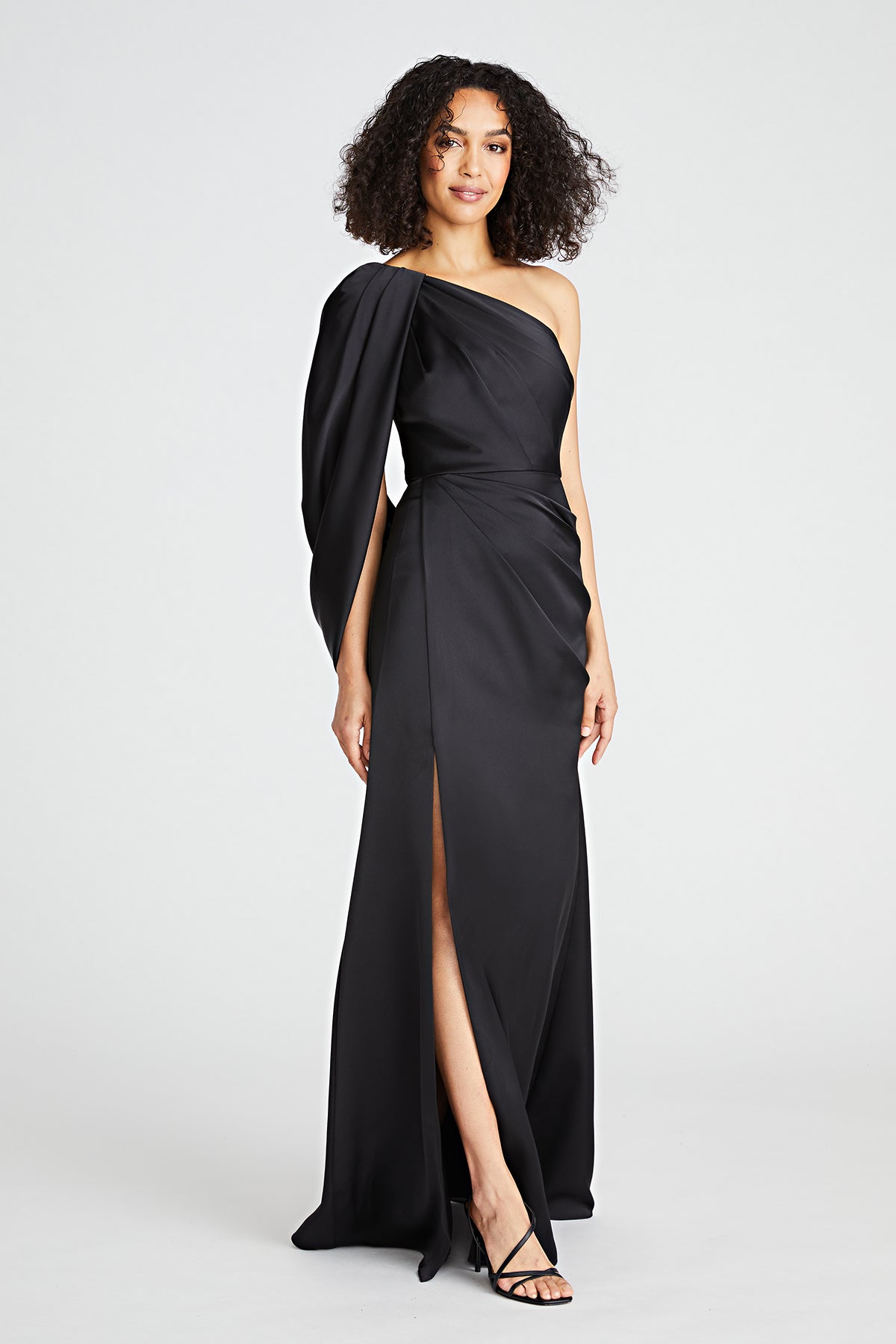 Tori Draped One Shoulder Gown THEIA Tori Draped One Shoulder Gown THEIA