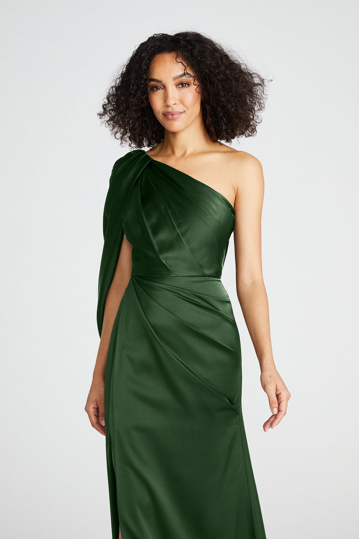 Tori Draped One Shoulder Gown