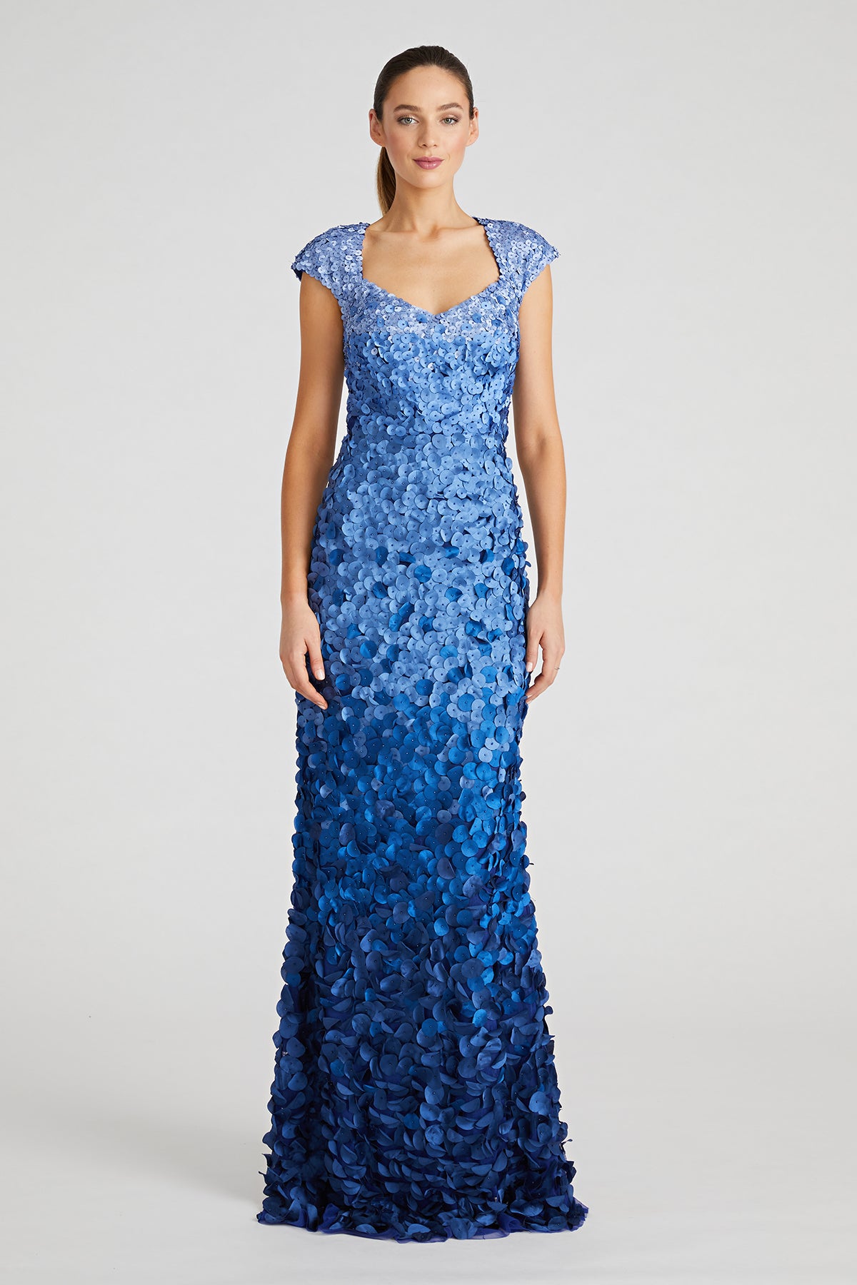 Chelsea Ombre Petal Gown