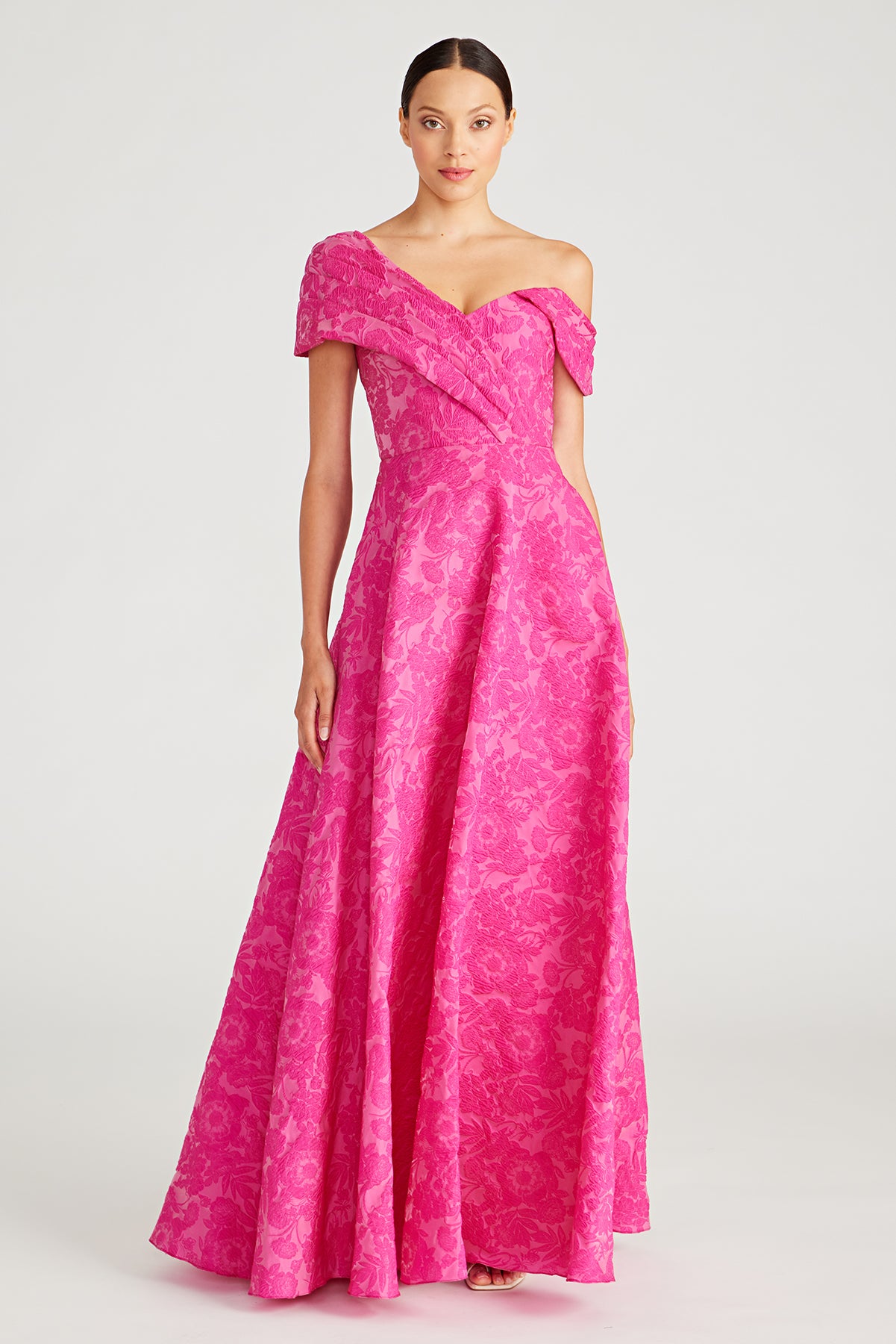 Marlene Cloud Jacquard Gown