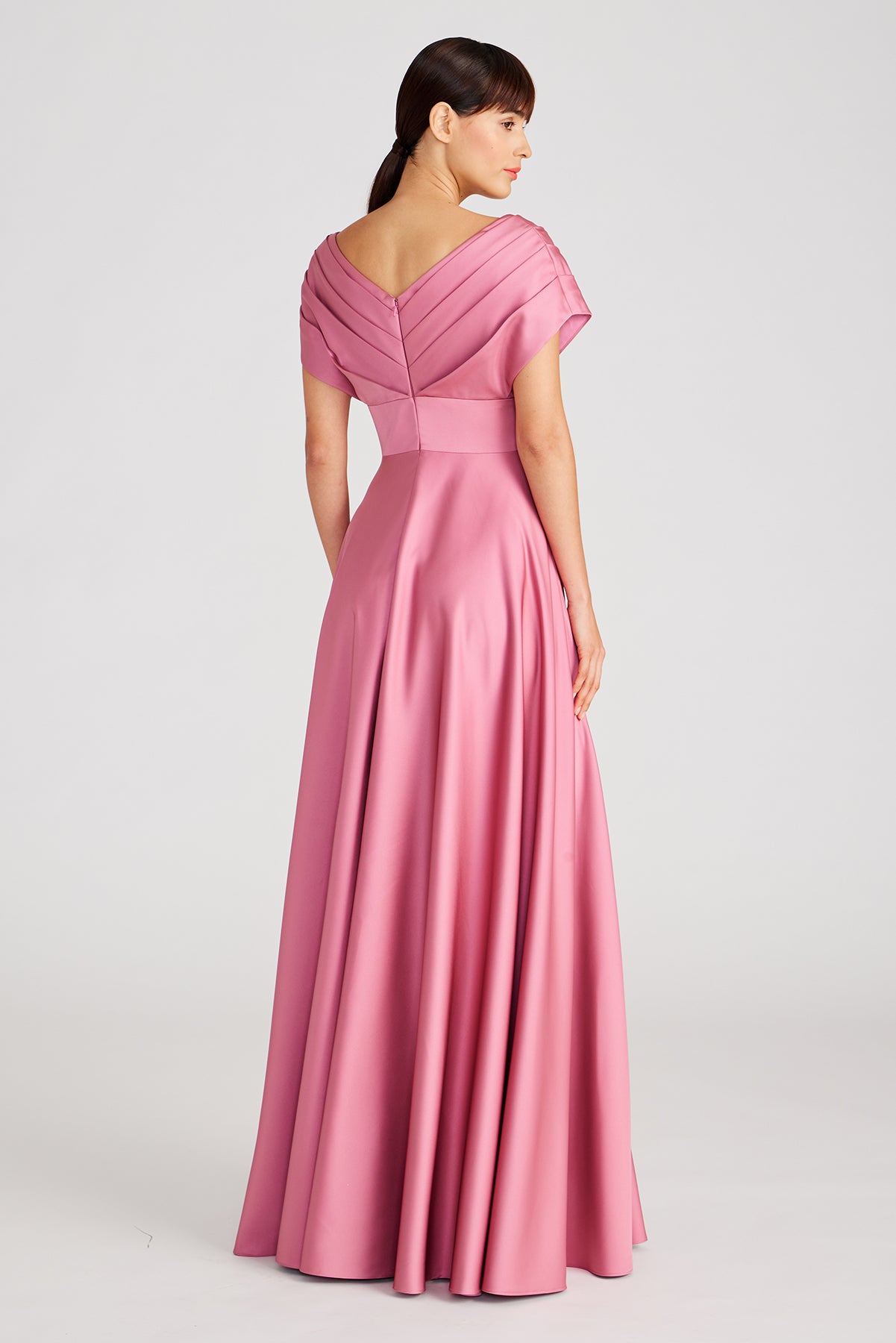 Cecelia Draped A Line Gown