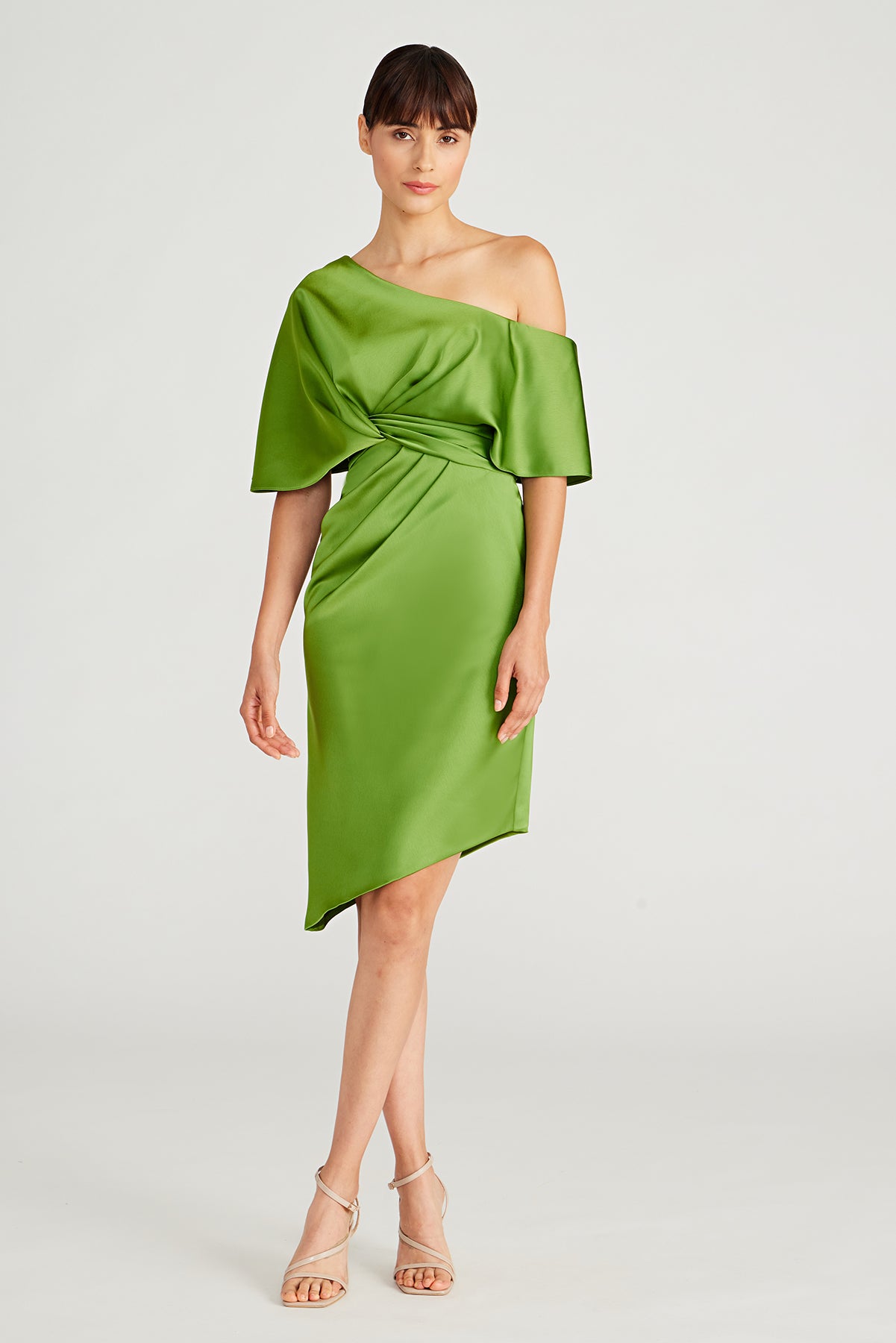 Polly Satin Cocktail Dress THEIA Polly Satin Cocktail Dress THEIA