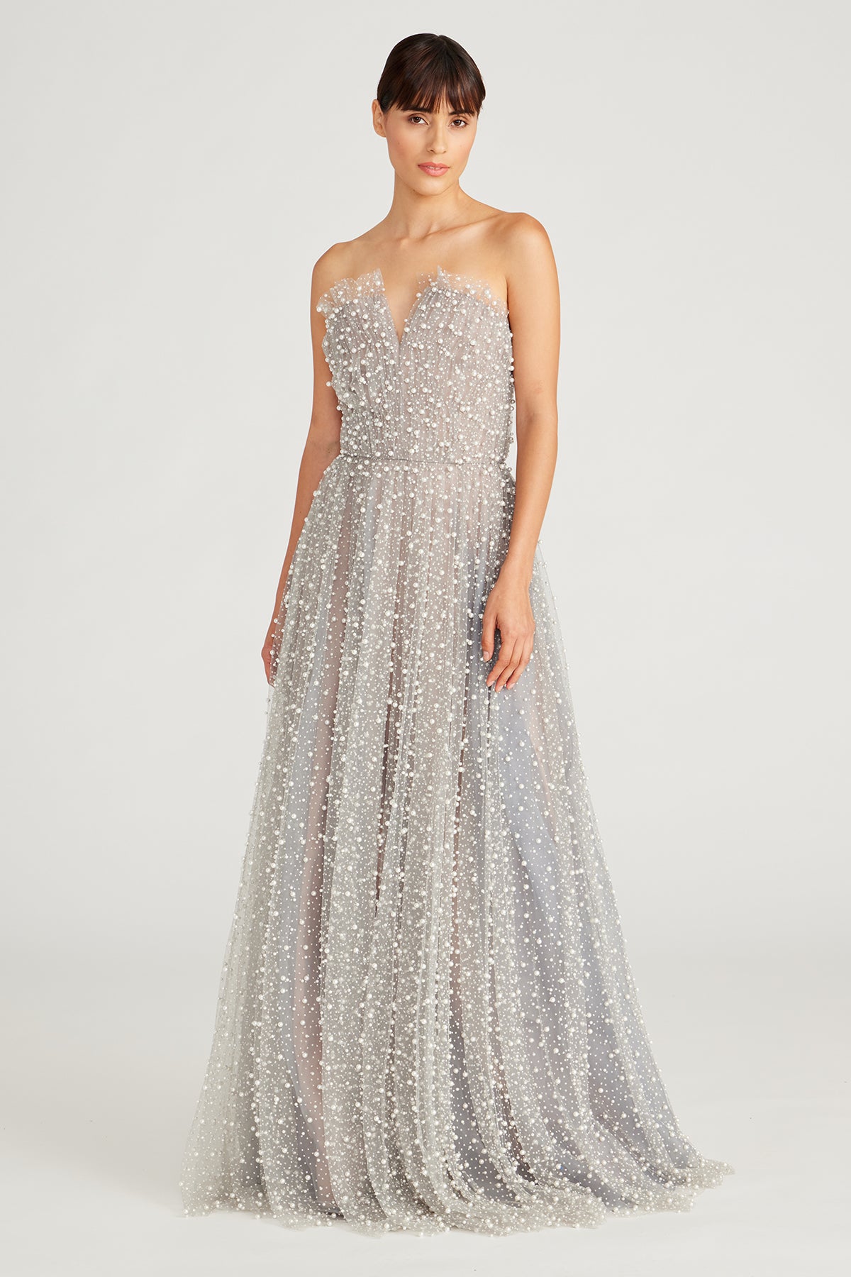 Marilyn Strapless Glimmer Gown