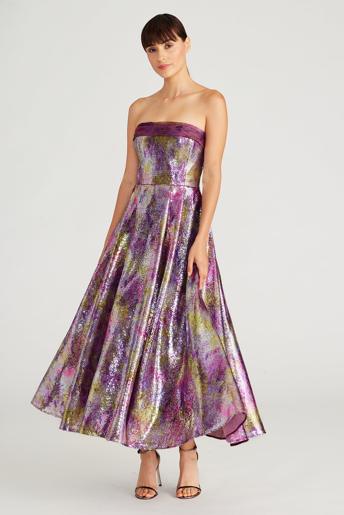 Eve Strapless Sequin Dress