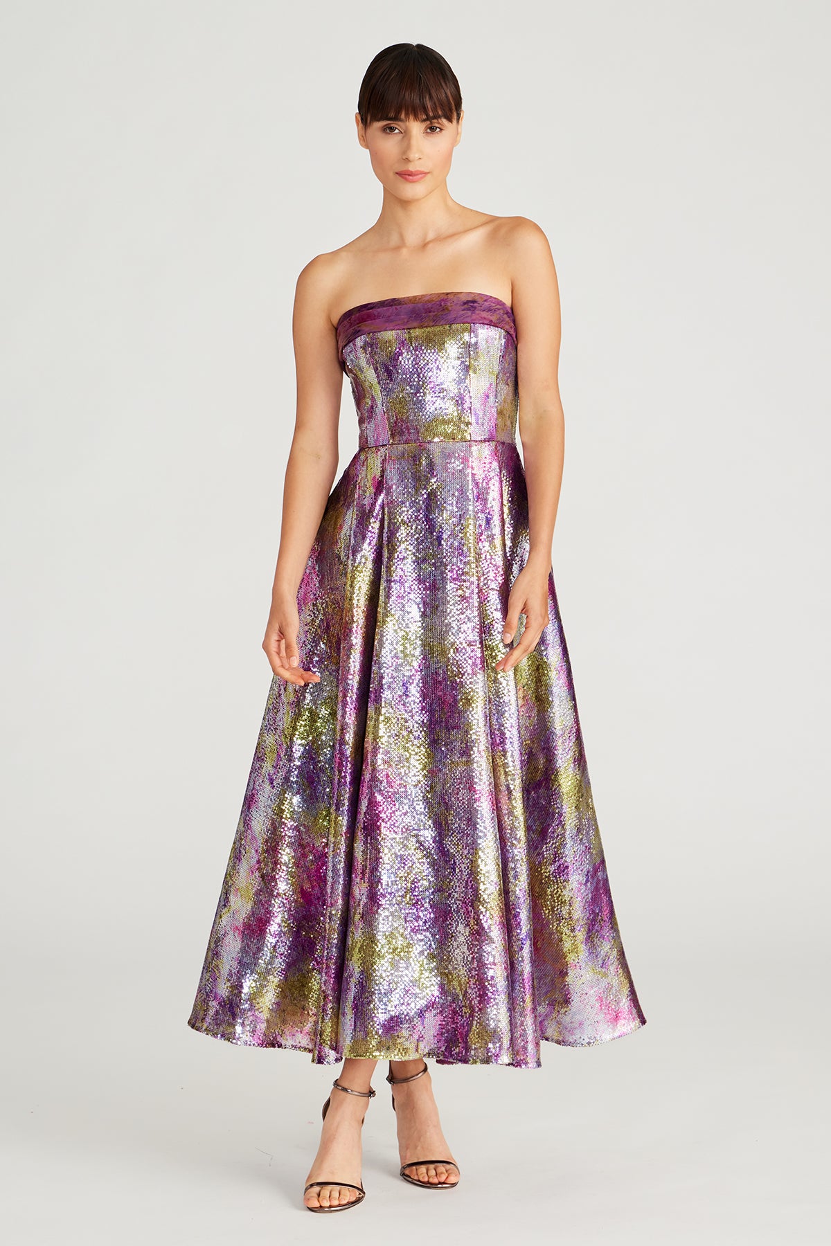 Eve Strapless Sequin Dress