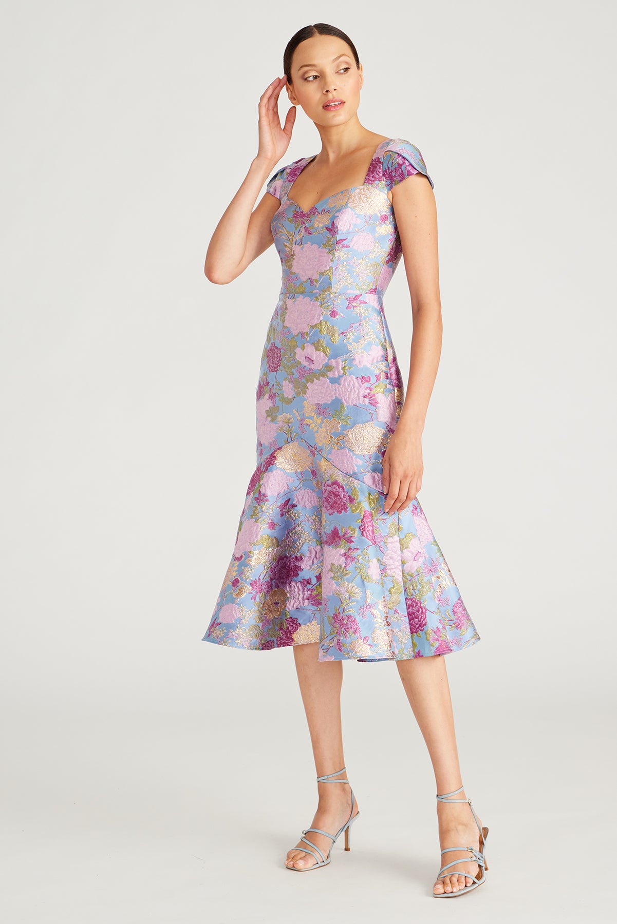 Logen Jacquard Cocktail Dress THEIA Logen Jacquard Cocktail Dress THEIA