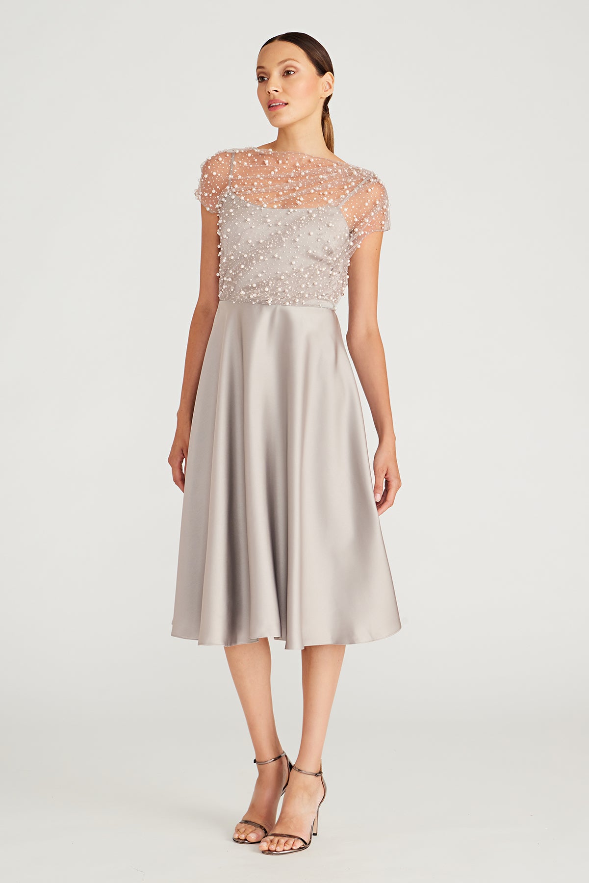 Lori Glimmer Satin Dress