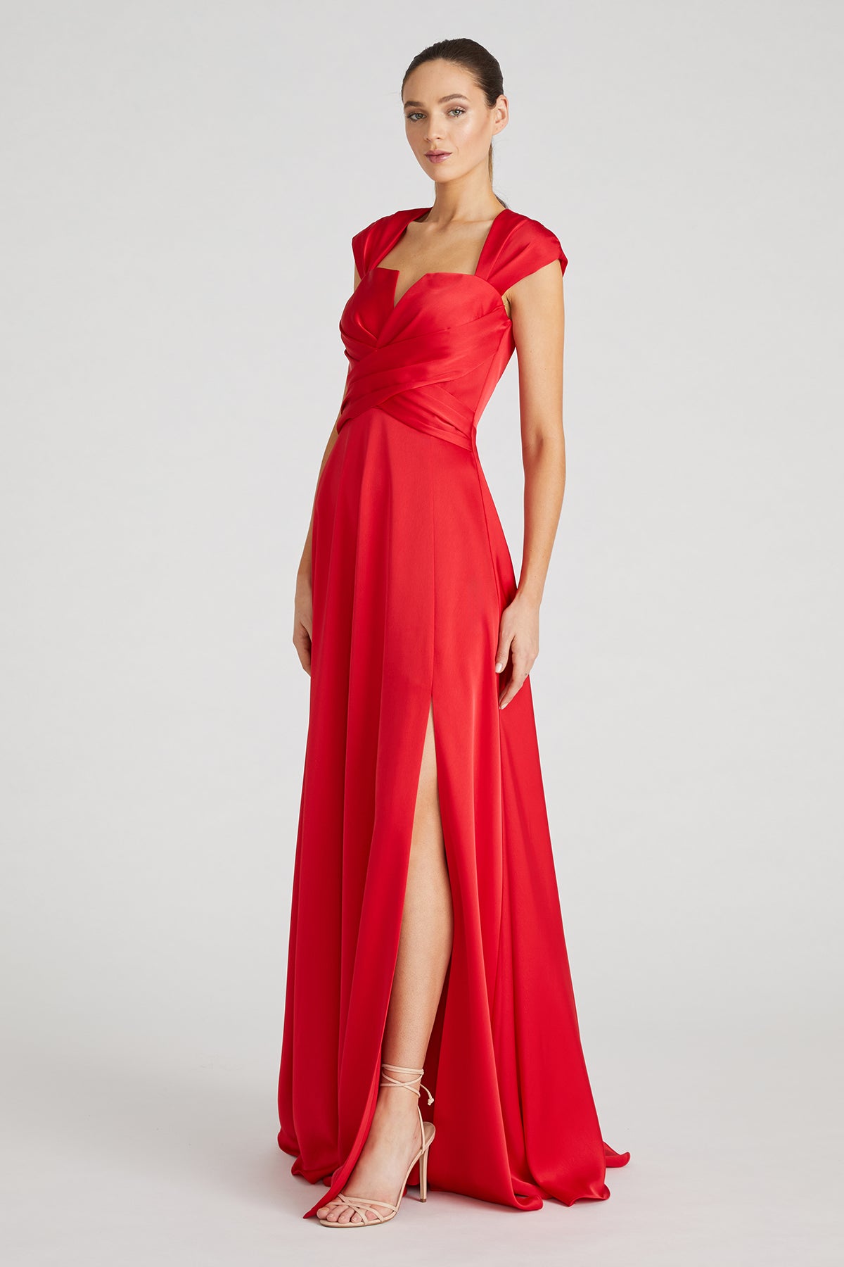 Calista Cap Sleeve Gown