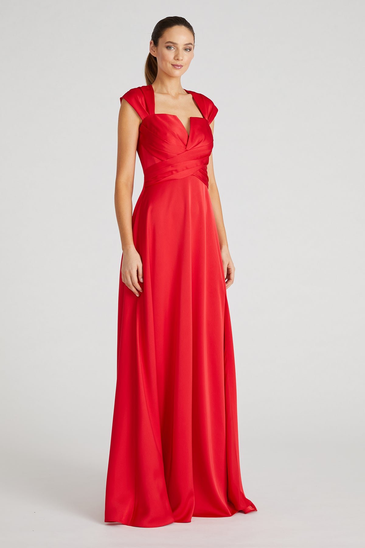 Calista Cap Sleeve Gown