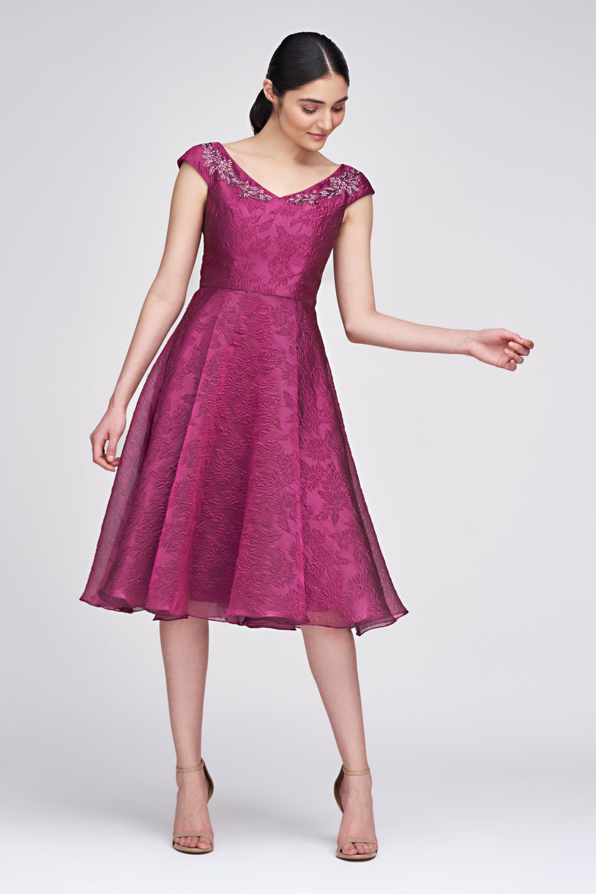 Kit Bateau Neck Cocktail Dress