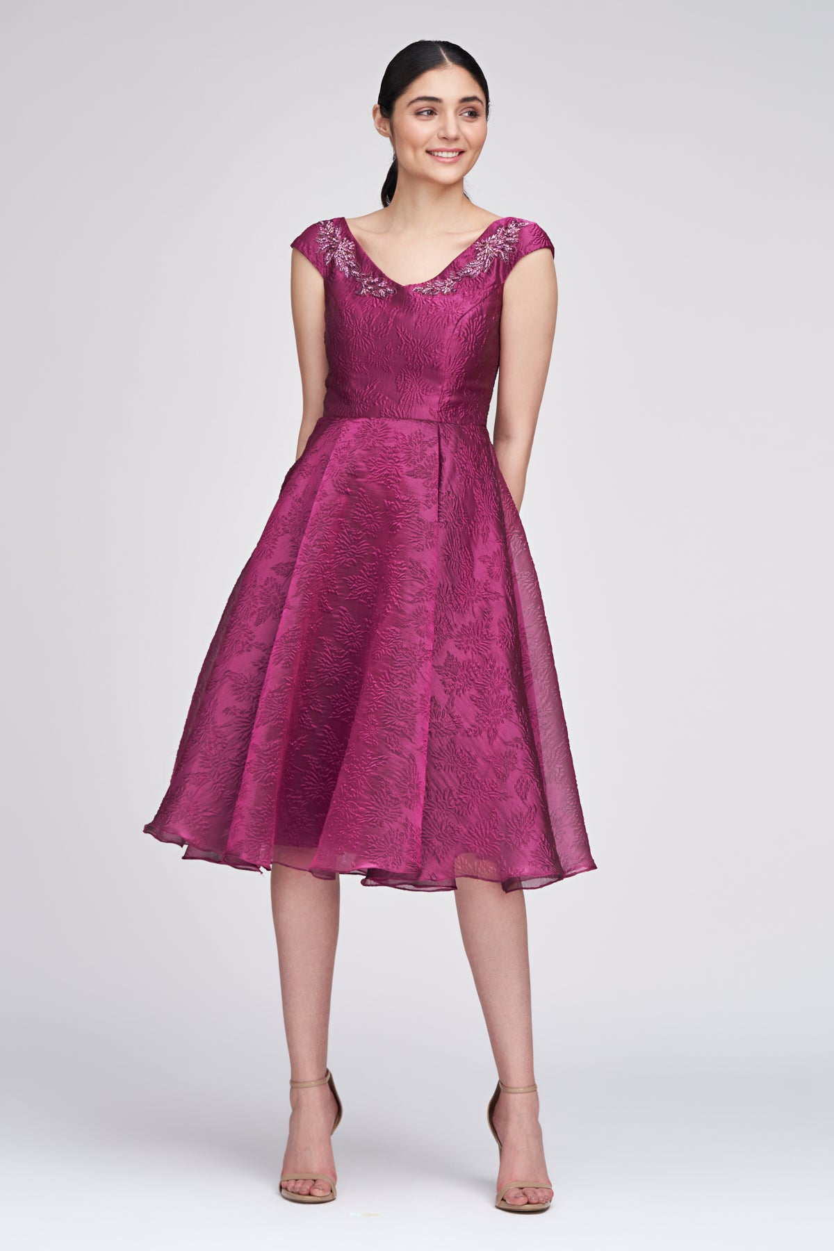 Kit Bateau Neck Cocktail Dress