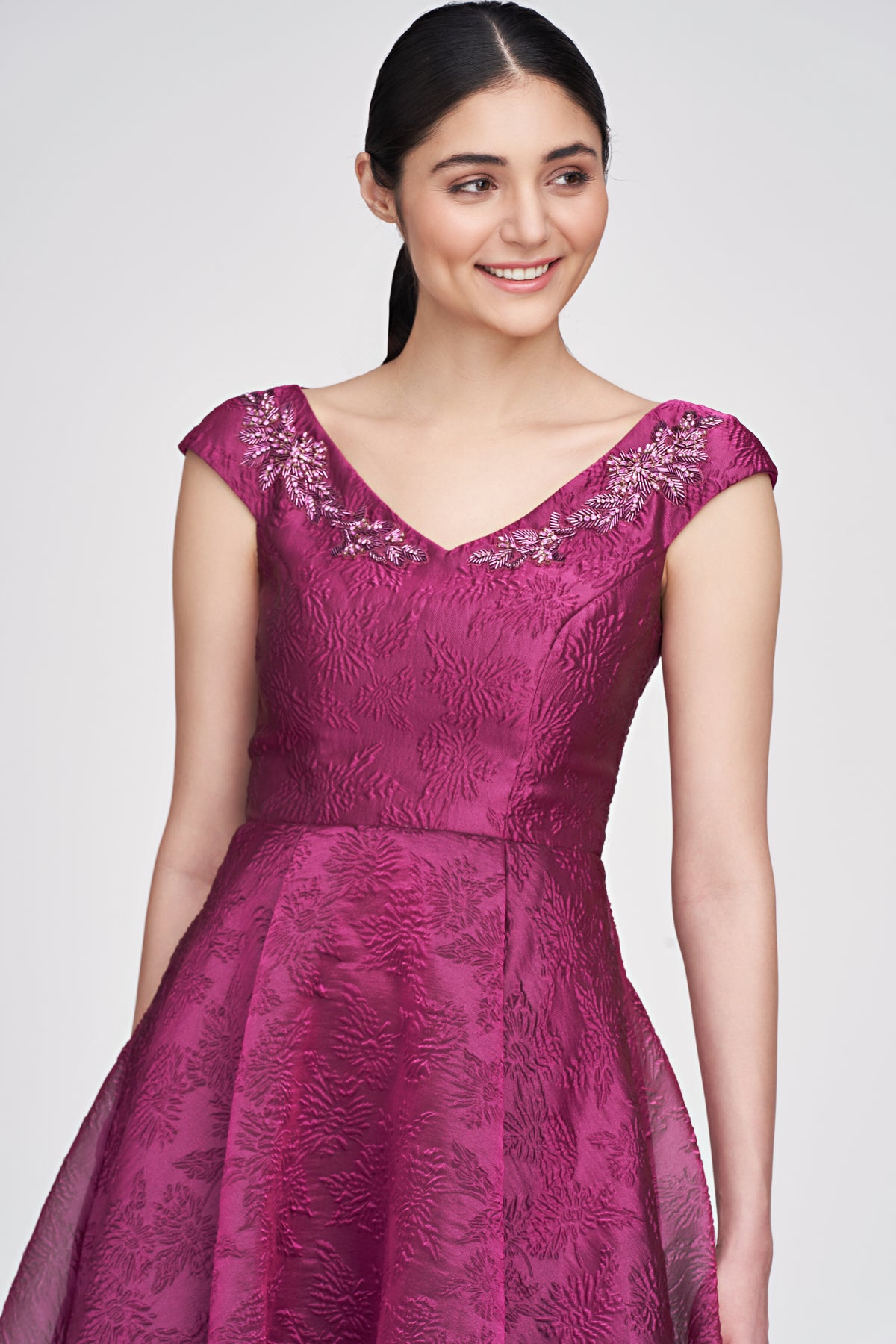 Kit Bateau Neck Cocktail Dress