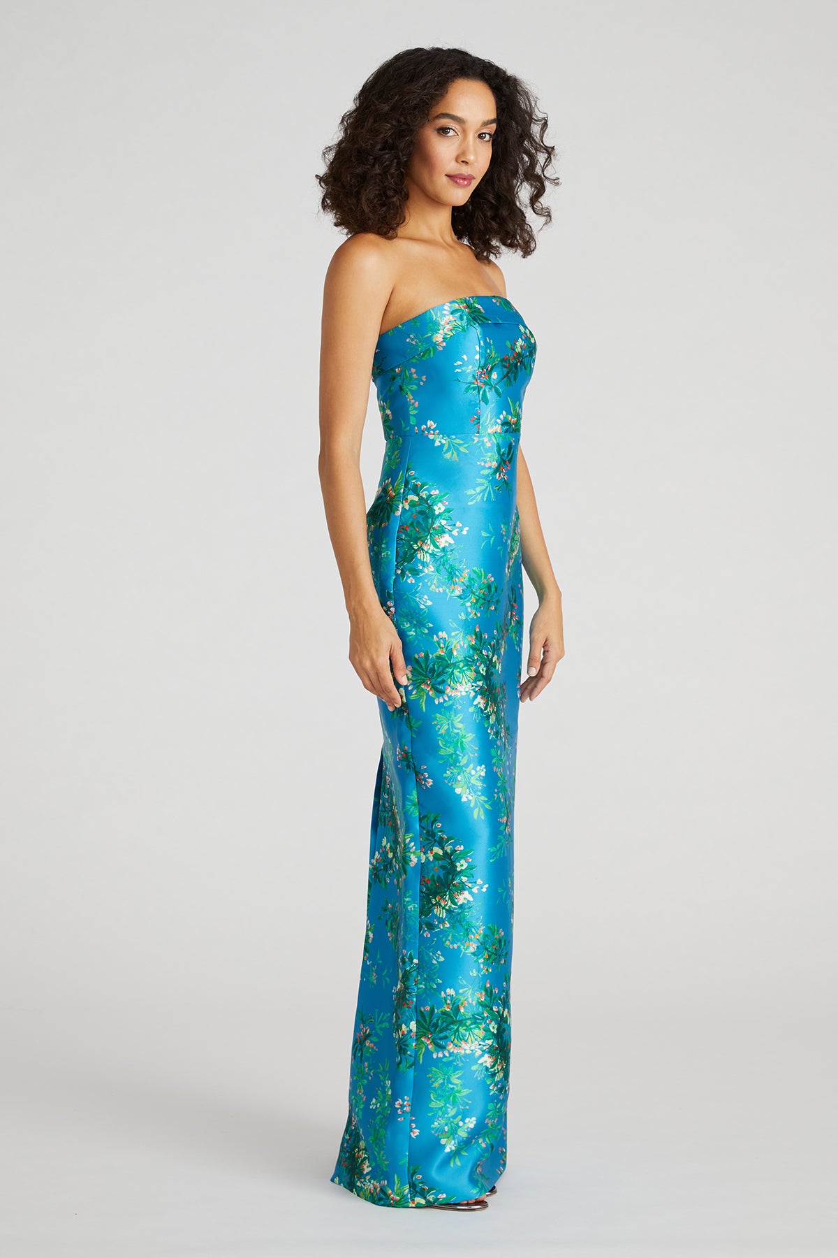 Cleo Strapless Column Gown
