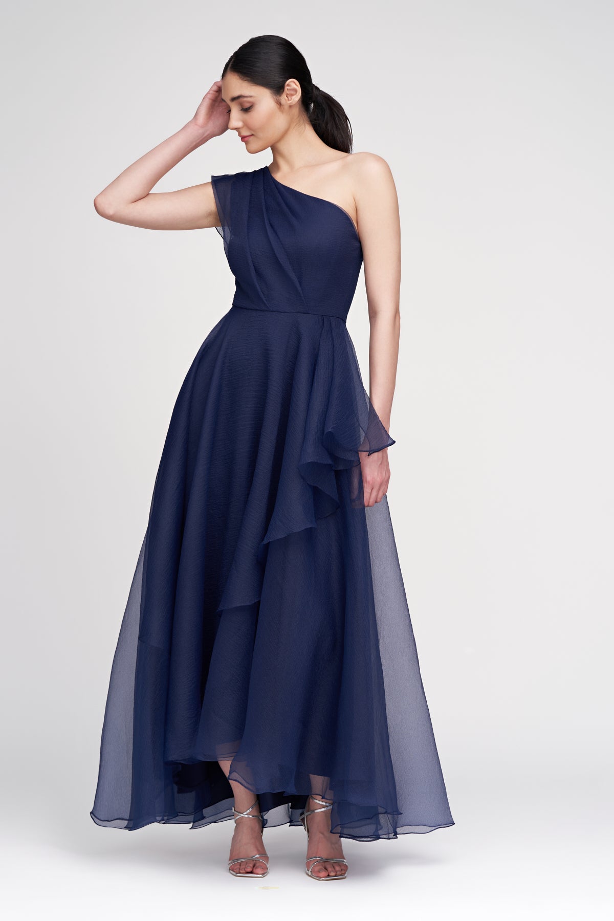 Savannah One Shoulder Gown – THEIA