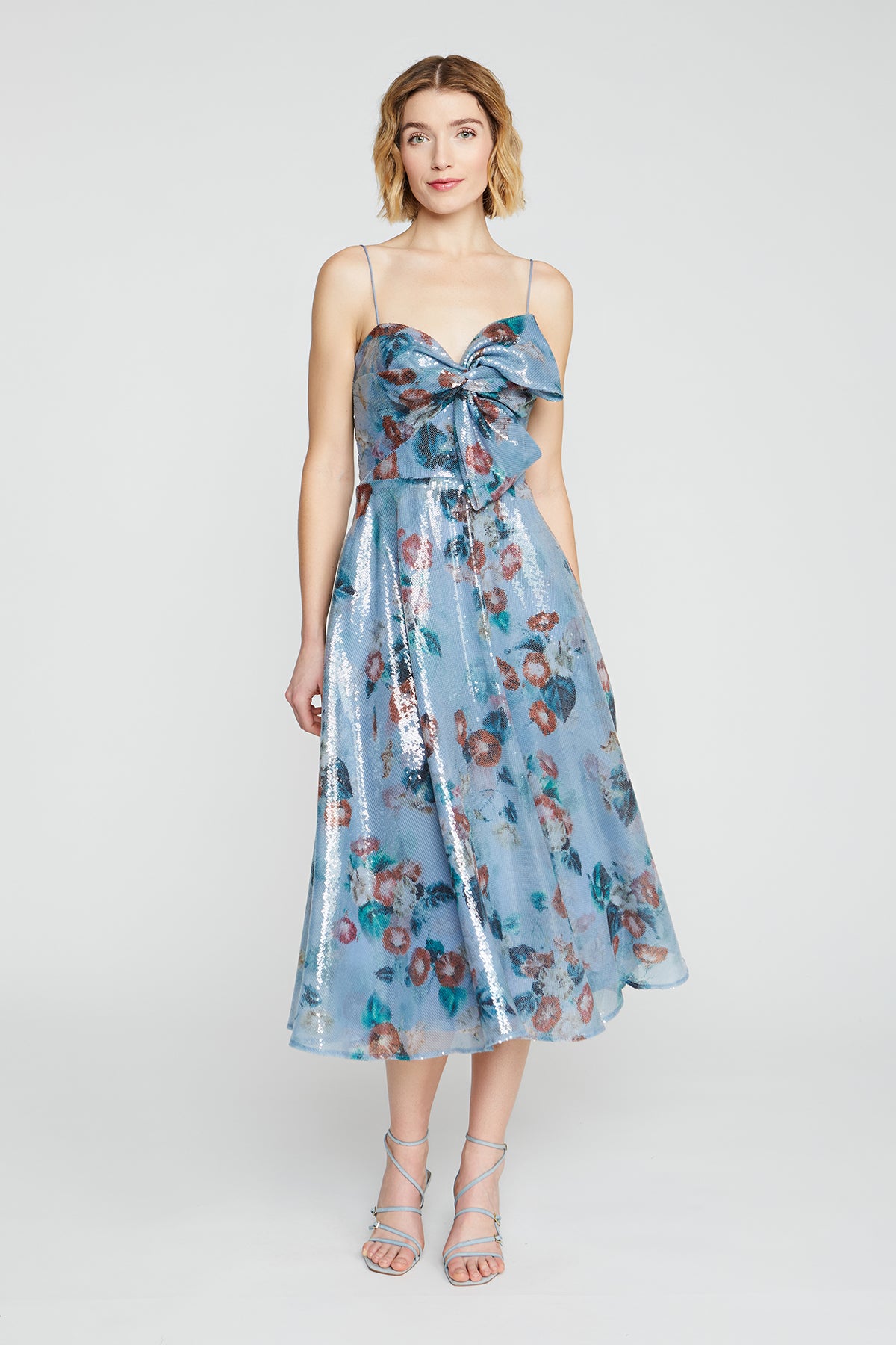 Paisley Bow Drape Dress Paisley Bow Drape Dress