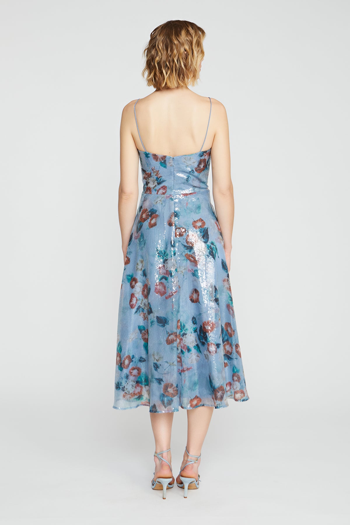 Paisley Bow Drape Dress