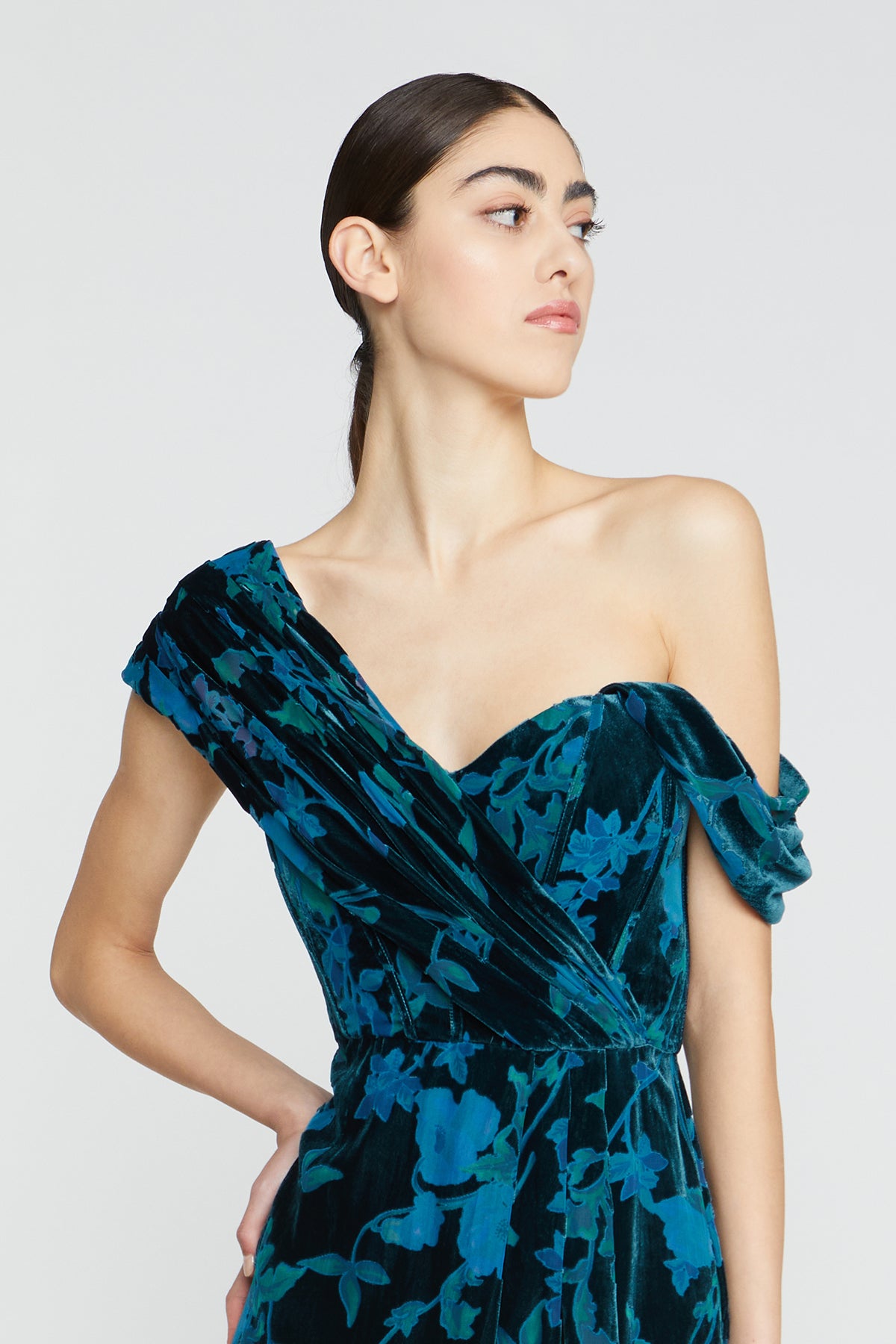 Priscilla Asymmetric Gown