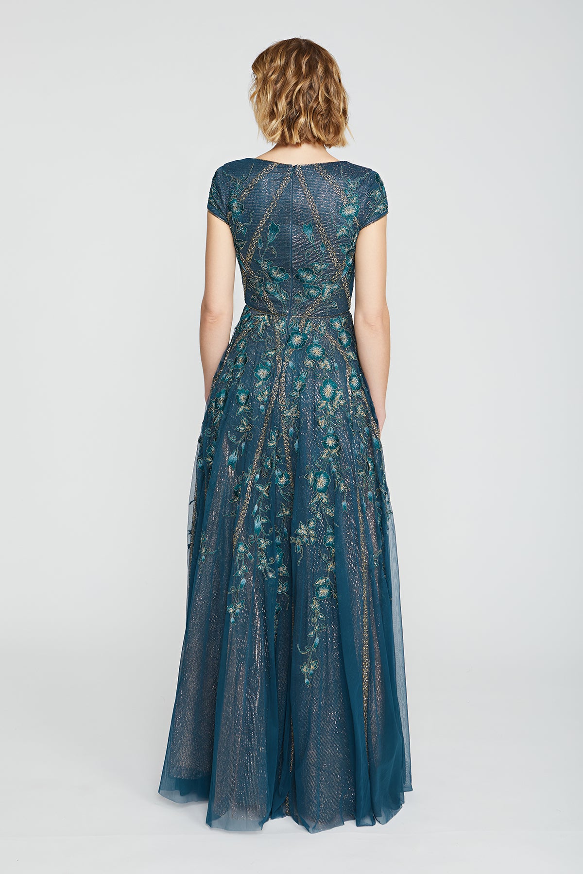 Noelle Floral Embroidered Gown