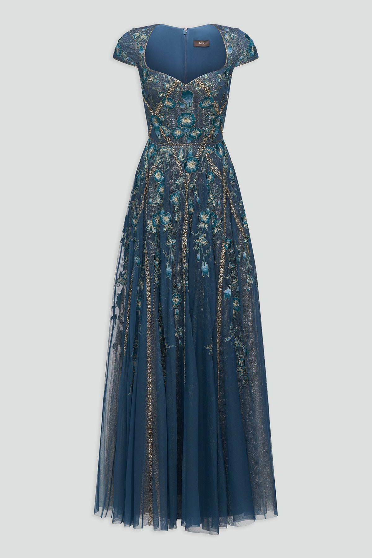 Noelle Floral Embroidered Gown