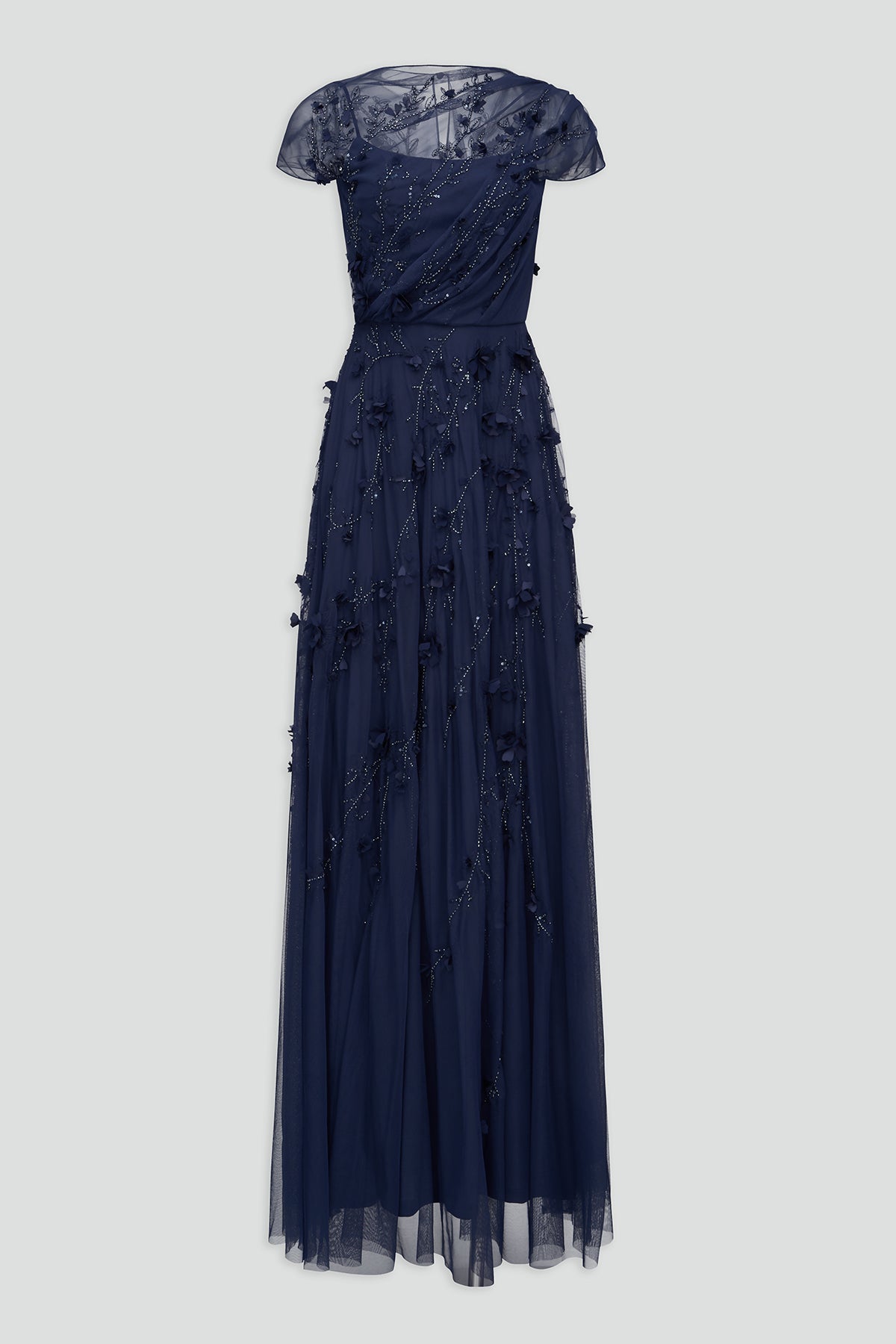 Valerie Petal Embroidered Gown