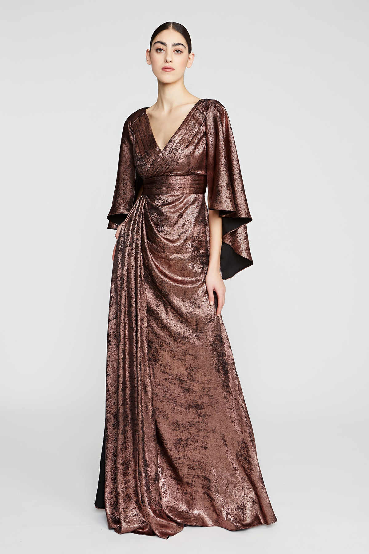 Nadine Asymmetric Gown 8 / Rose Gold Nadine Asymmetric Gown 8 / Rose Gold
