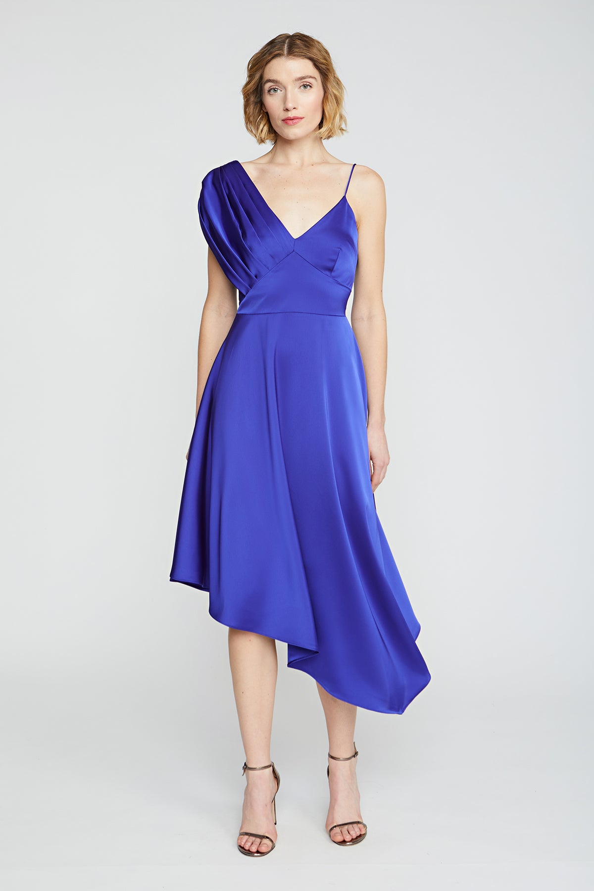 Elsie Handkerchief Hem Dress THEIA