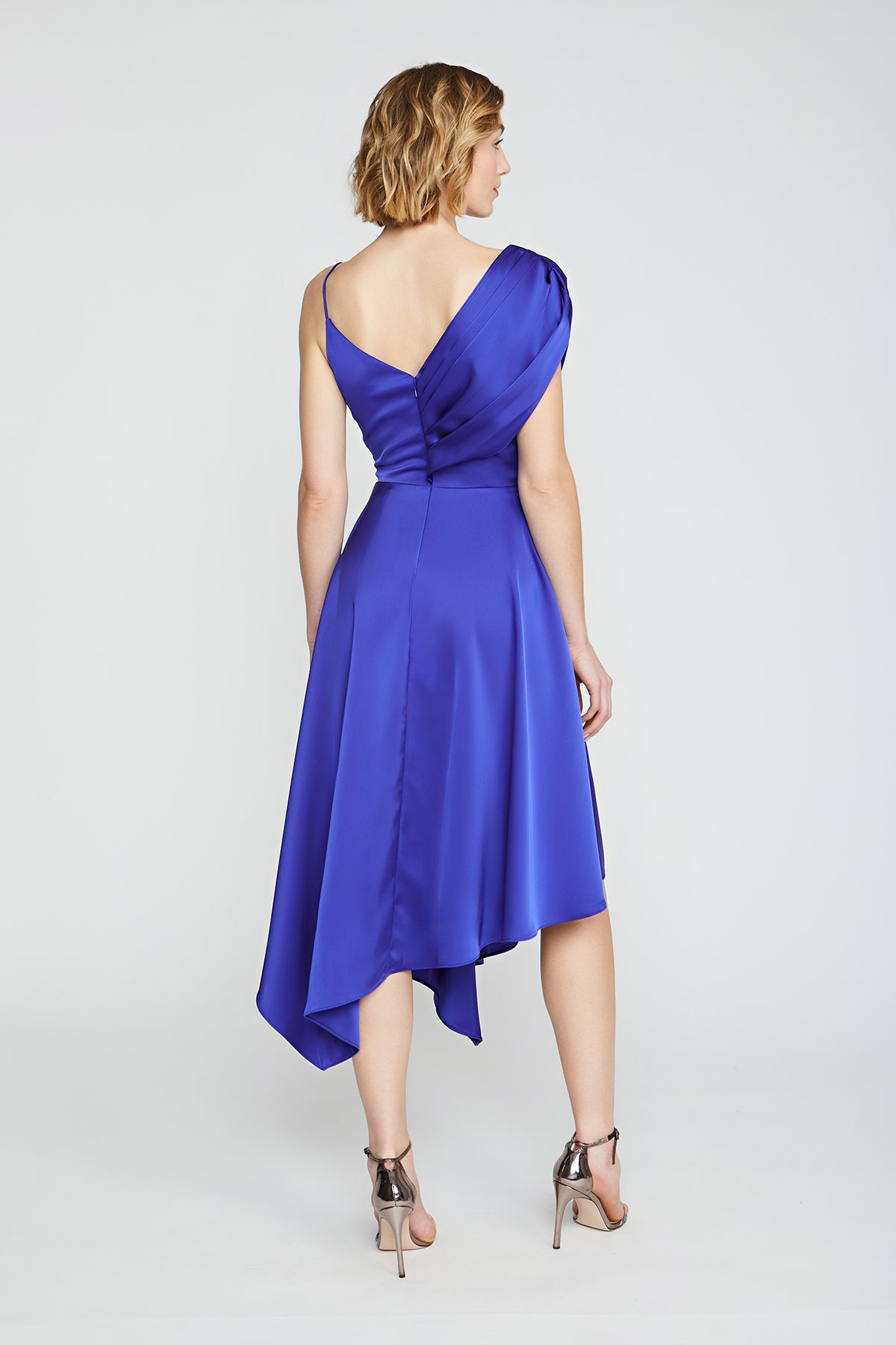 handkerchief hem cocktail dress Lace Halter/Handkerchief Hem Dress