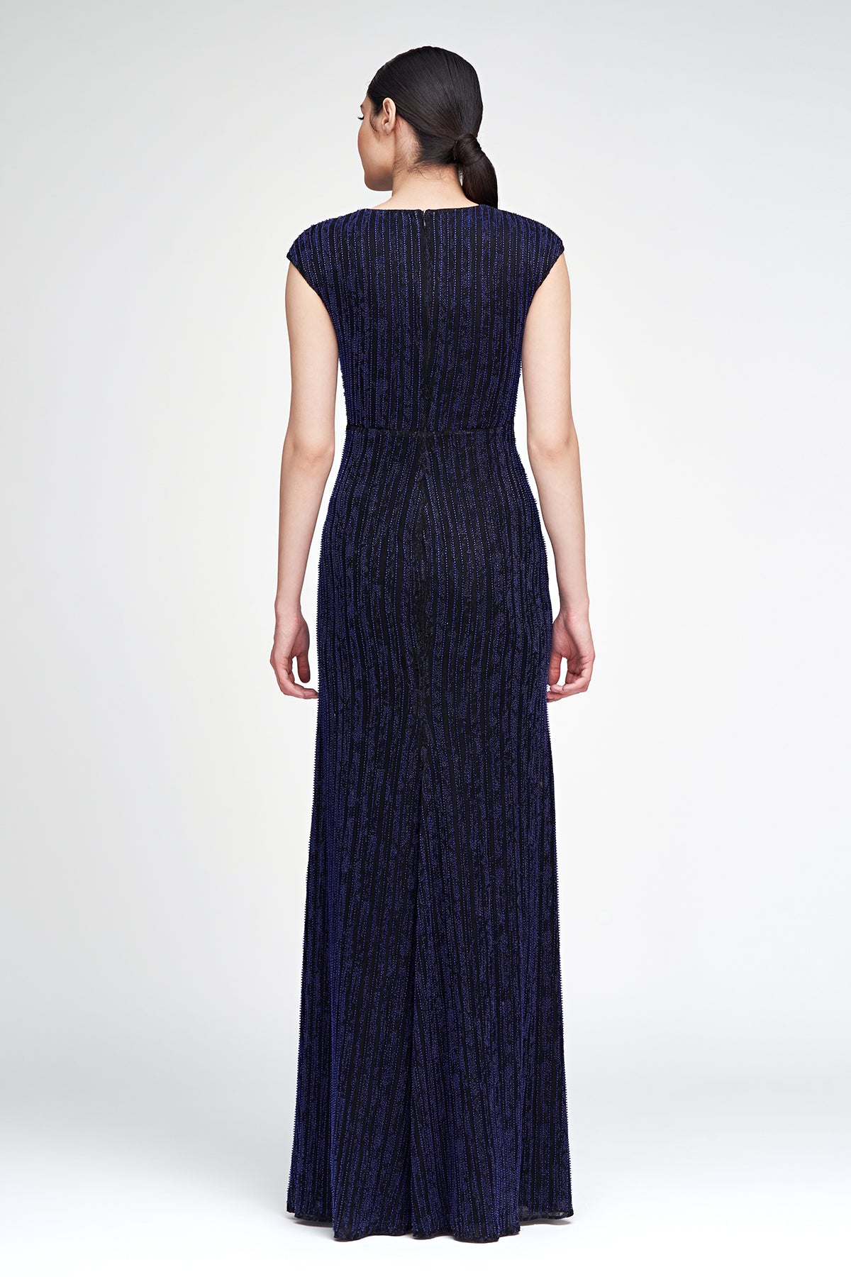 Raya Asymmetric Draped Gown