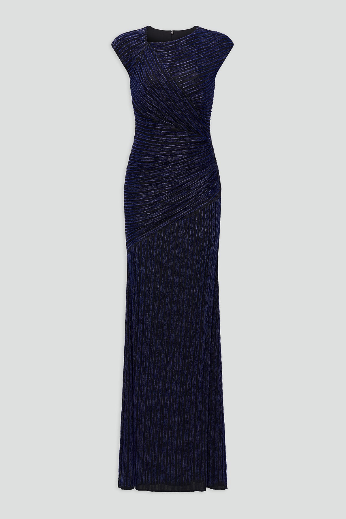 Raya Asymmetric Draped Gown