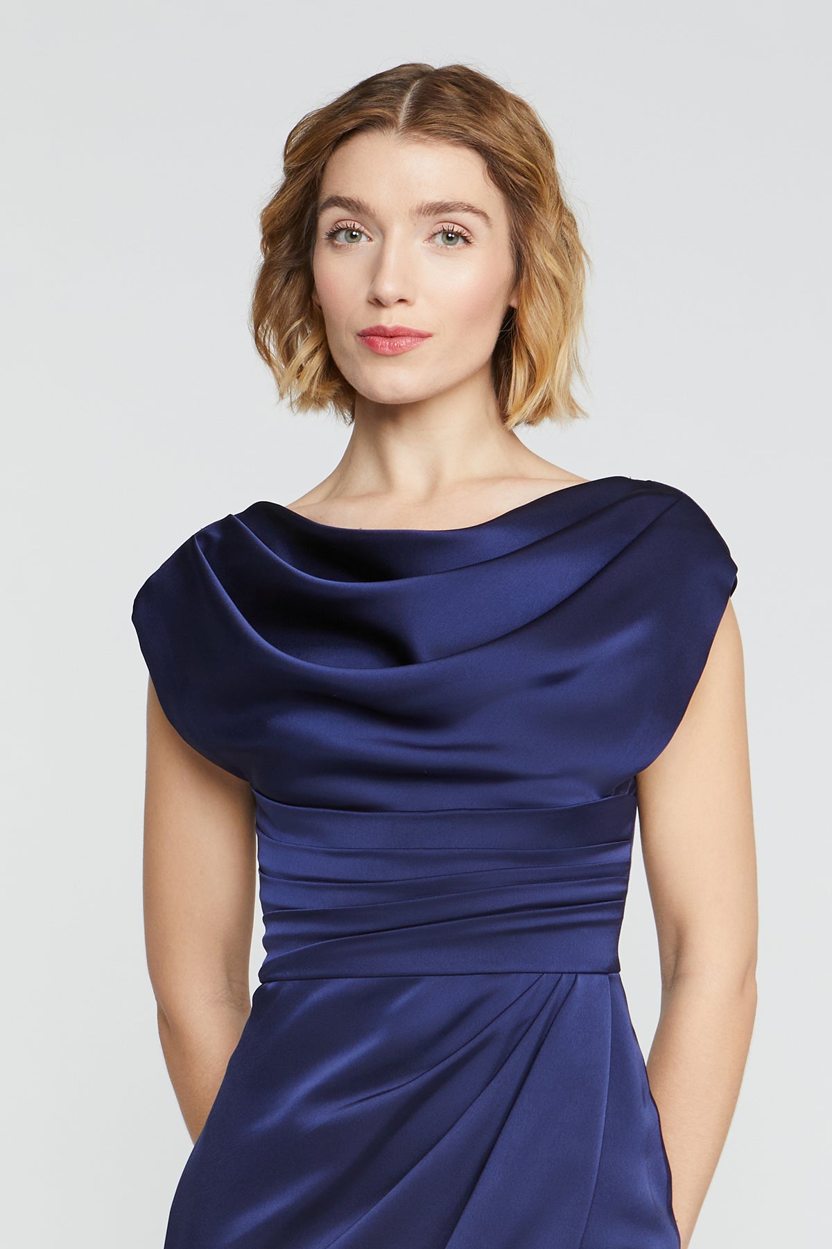 Ivy Bateau Neck Cocktail Dress