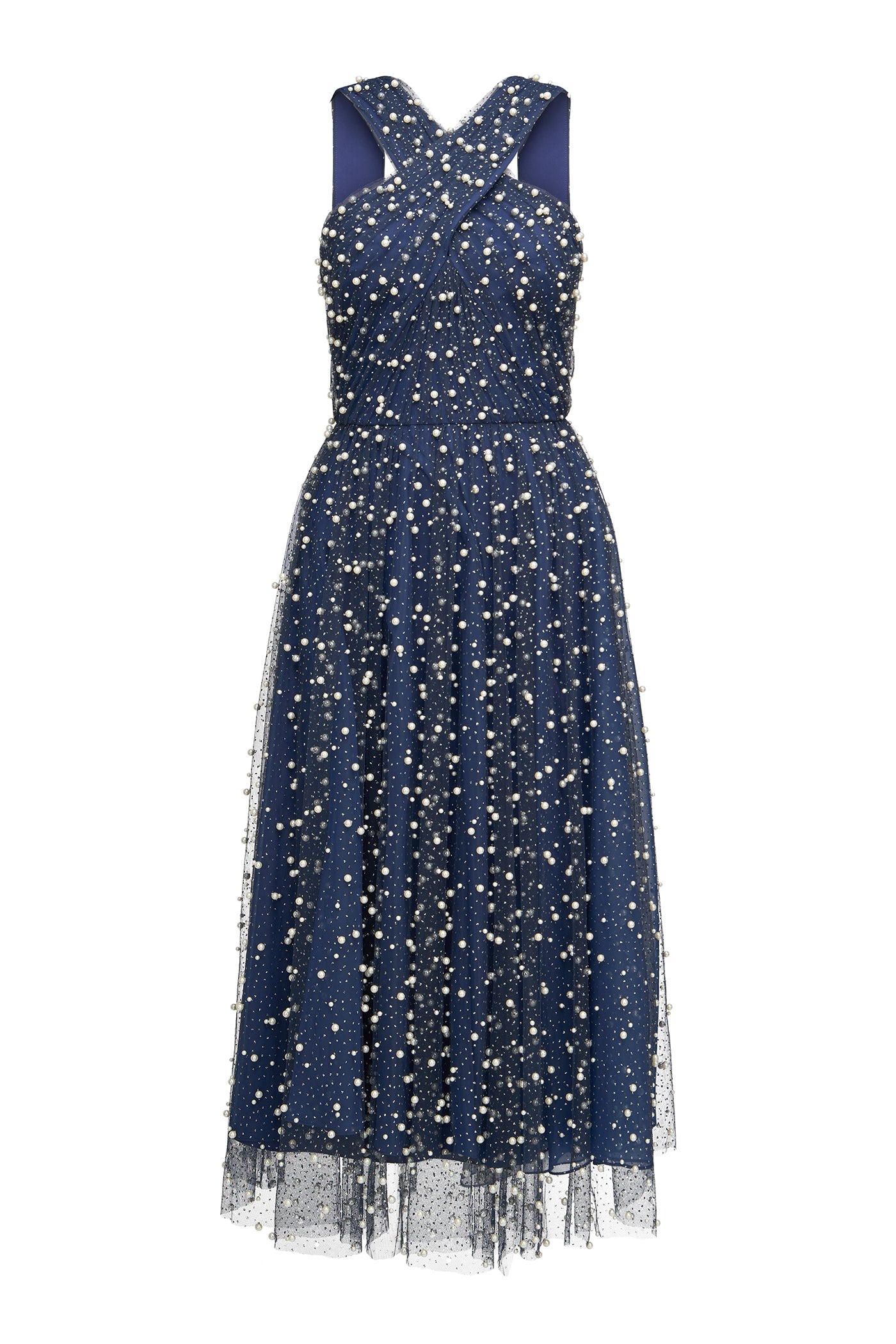 Tatiana Glimmer Halter Dress