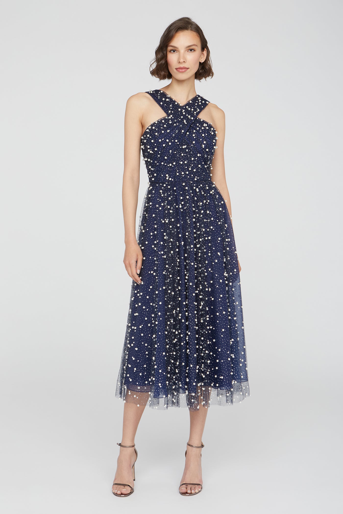 Tatiana Glimmer Halter Dress