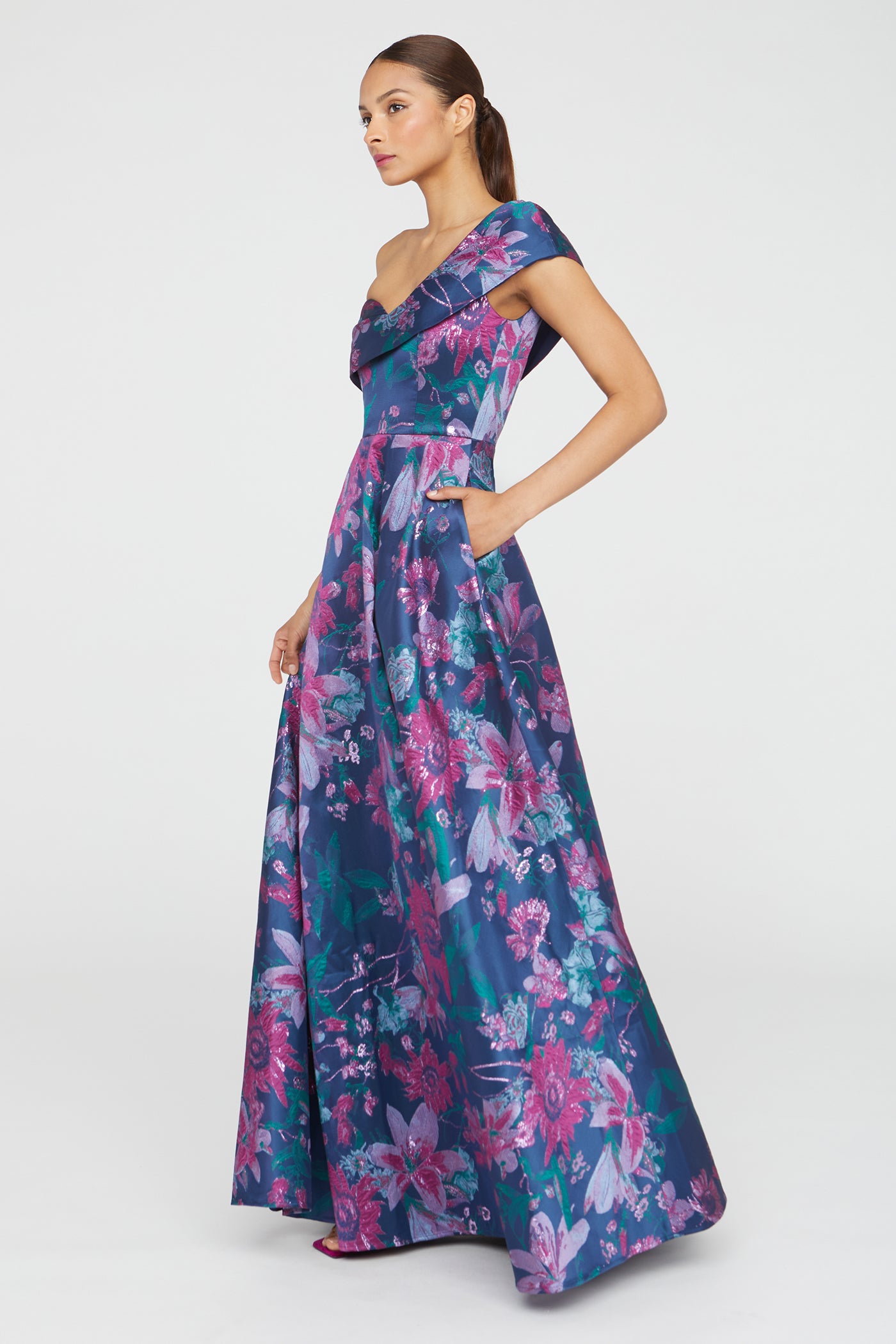 Angelica Asymetric A Line Gown