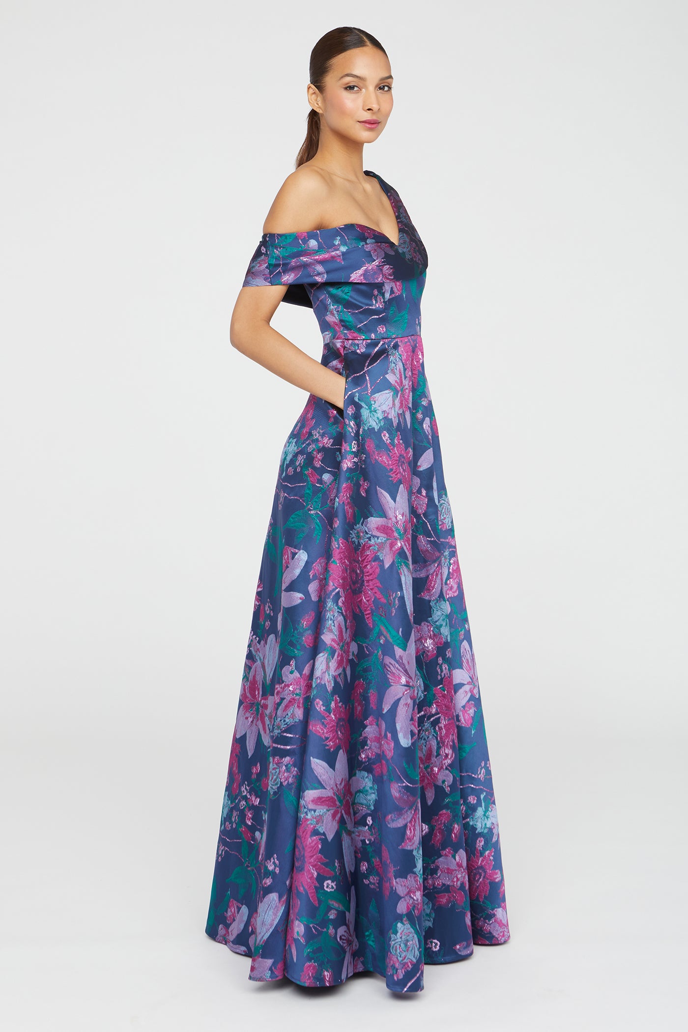 Angelica Asymetric A Line Gown
