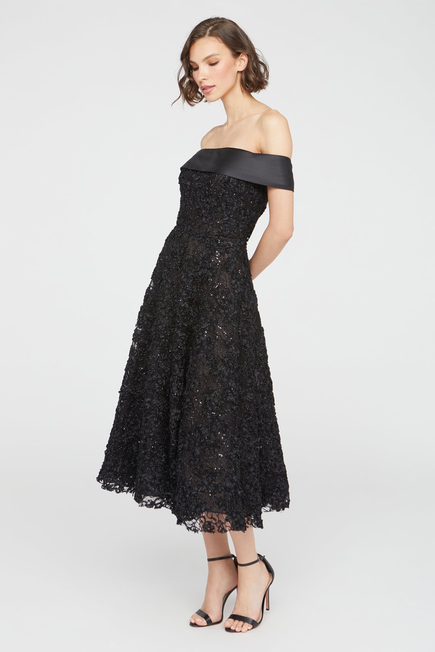 Roxy Off Shoulder A Line Dress