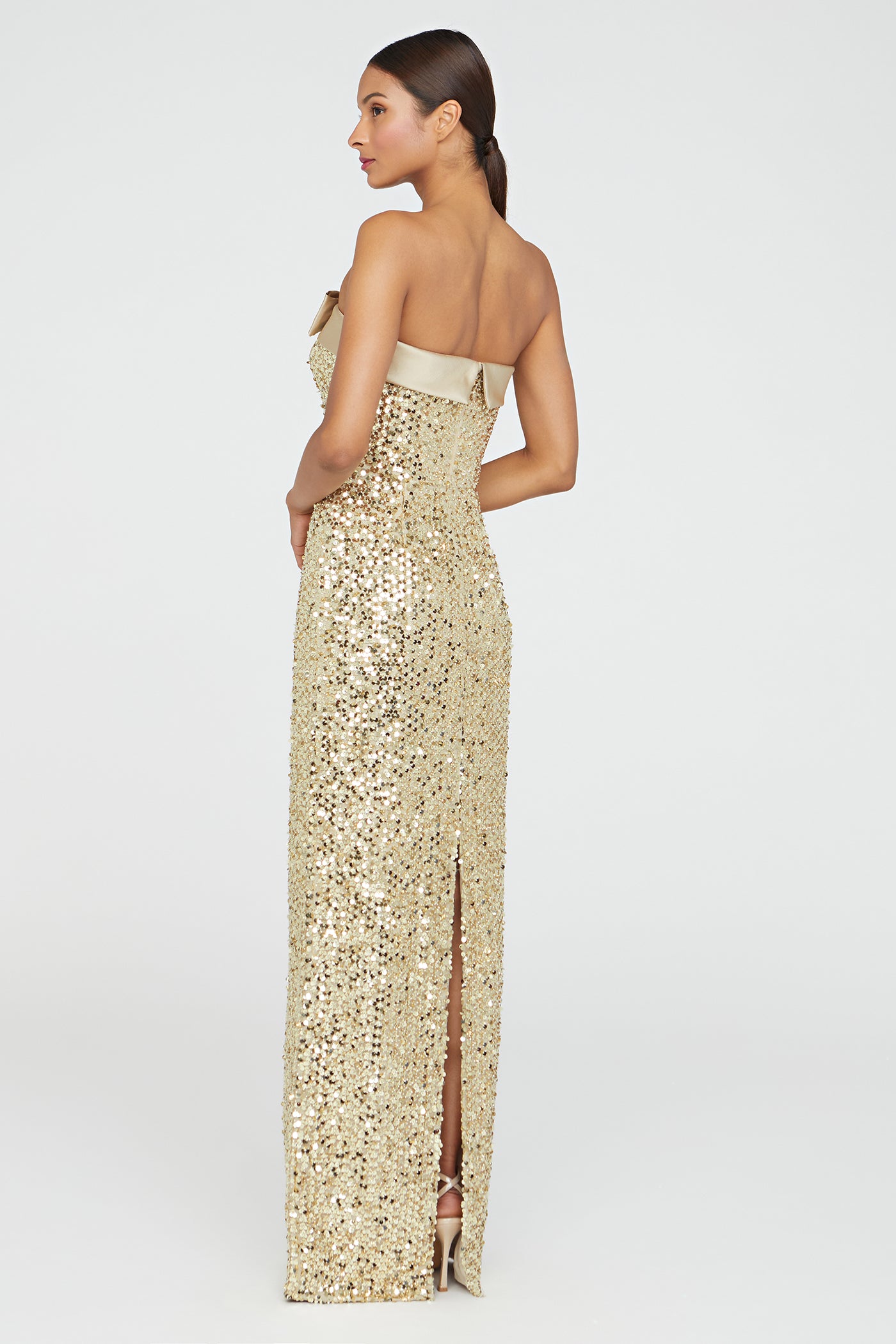 Lacie Sequin Column Gown
