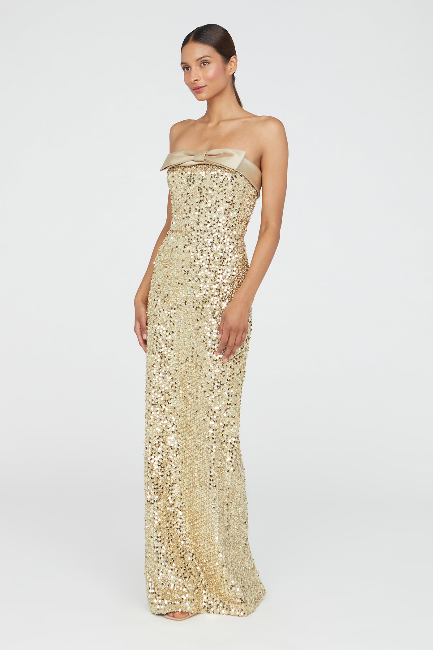 Lacie Sequin Column Gown