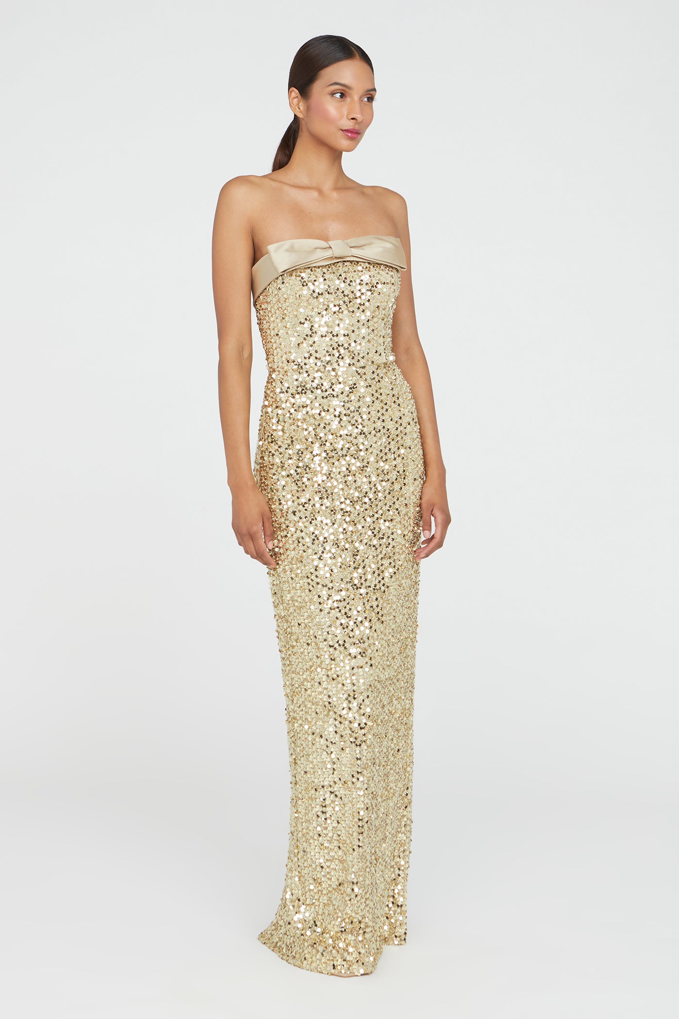 Lacie Sequin Column Gown