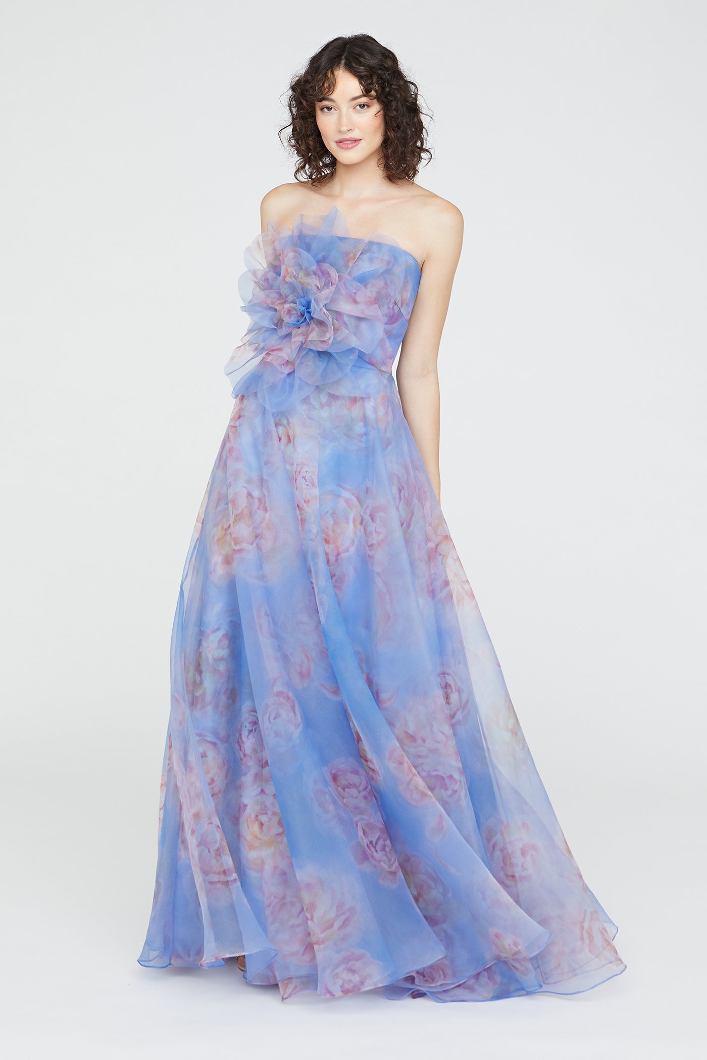 Kimberly Straples Organza Gown