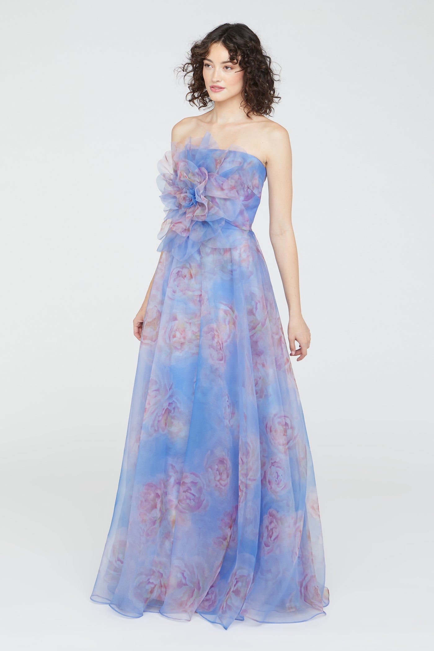 Kimberly Straples Organza Gown