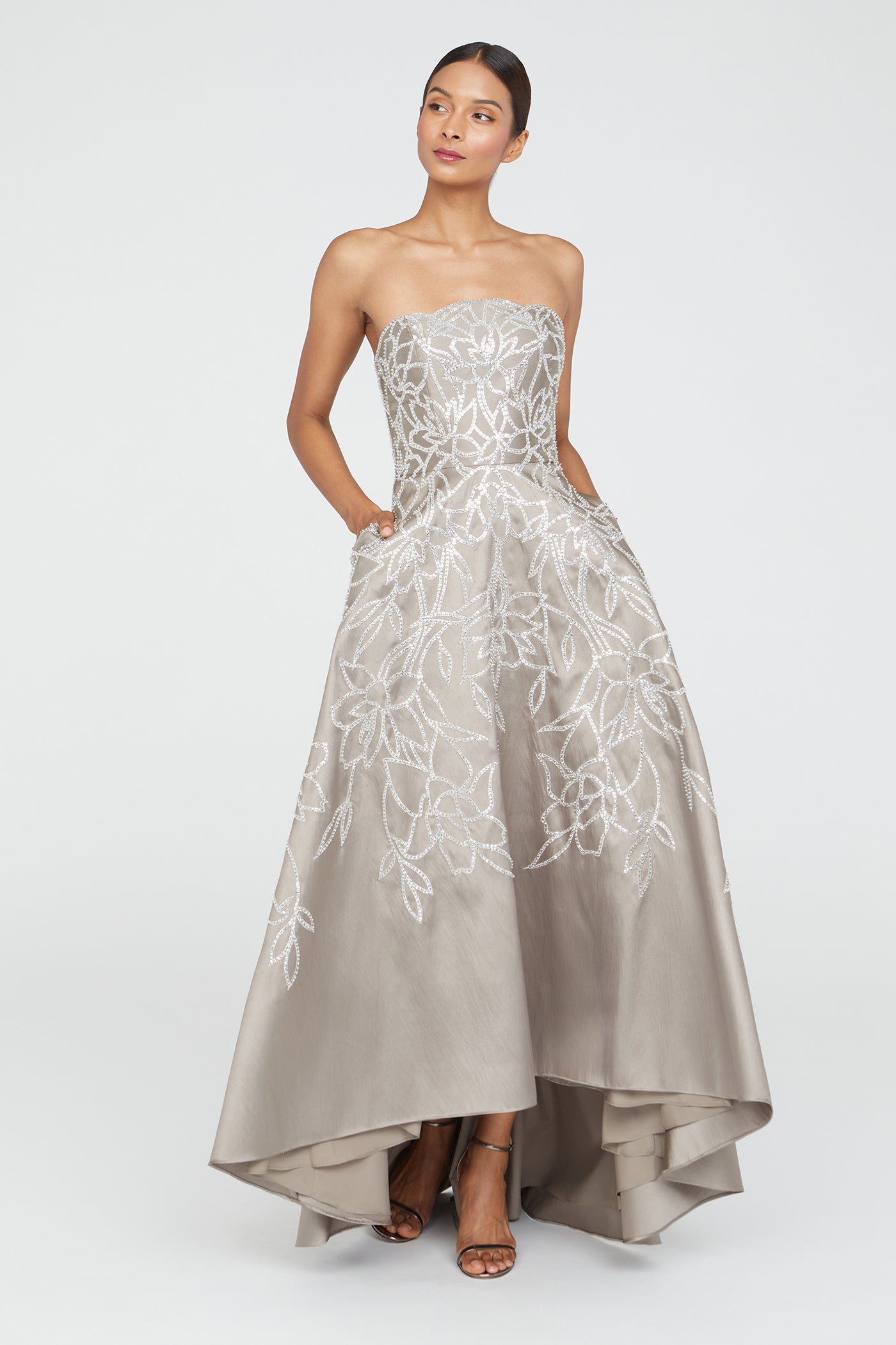 Pamela Embroidered Gown